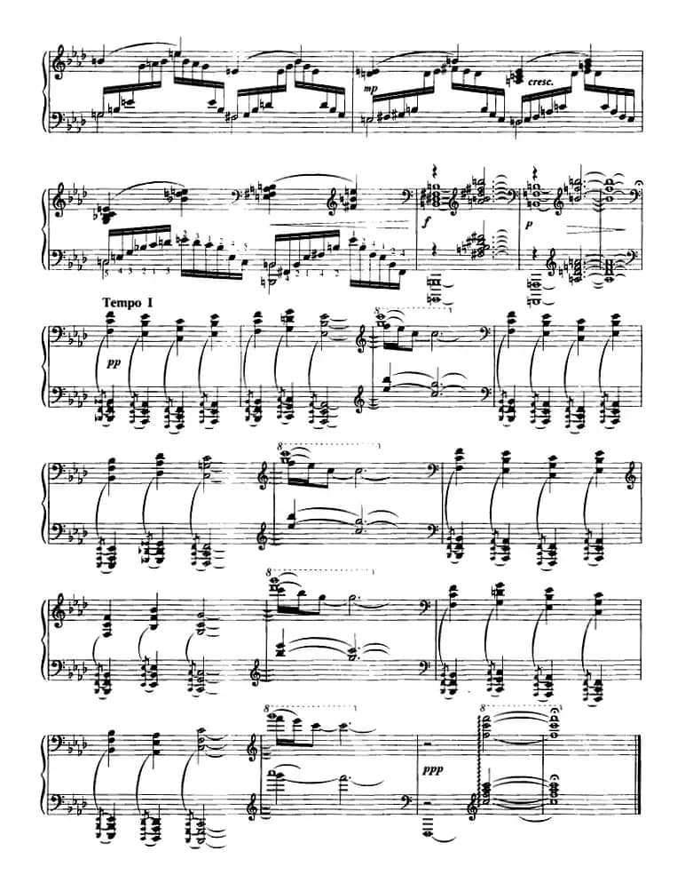 前奏曲六首·（2）幽谷潺音