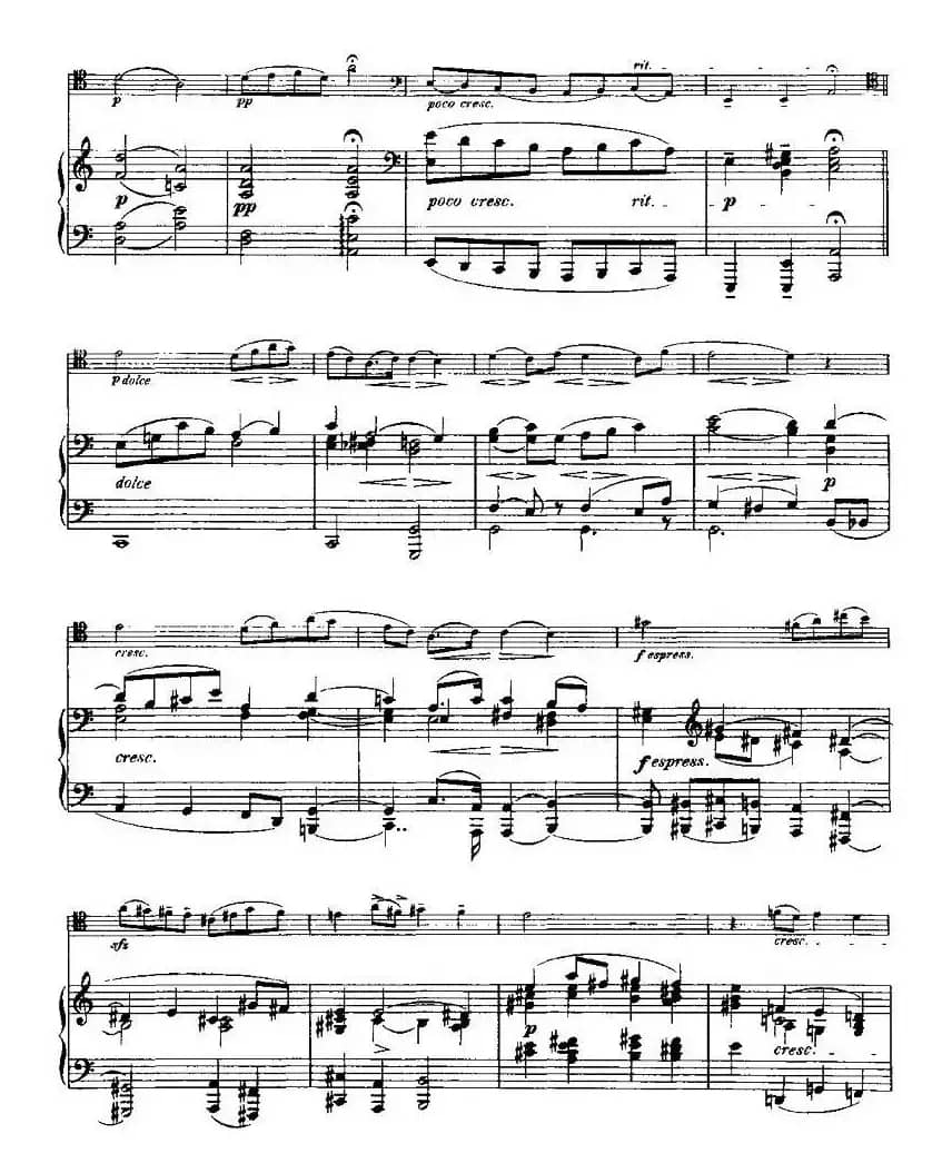 马克斯·布鲁赫 Op70 4首（大提琴+钢琴）