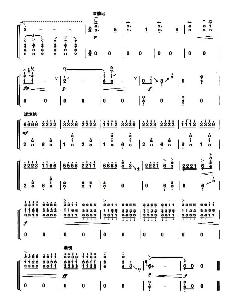 草原英雄小姐妹（【上海筝会】考级九级曲目）