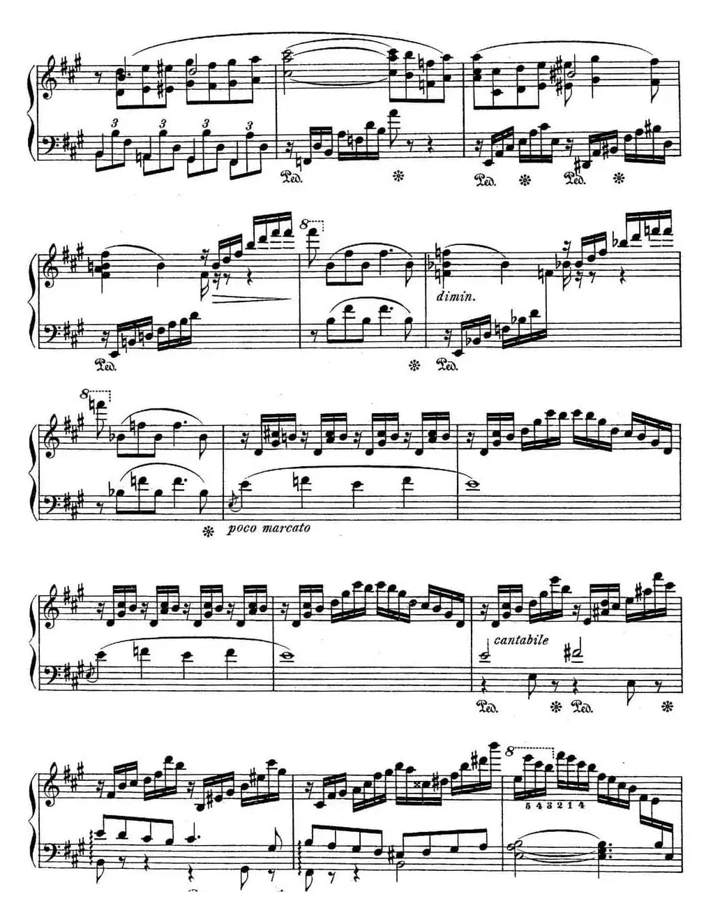 莫什科夫斯基-幻想小品集Op.52（Ⅱ）