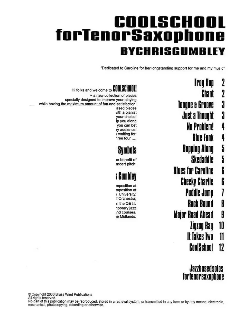 coolschool - 16首爵士练习曲