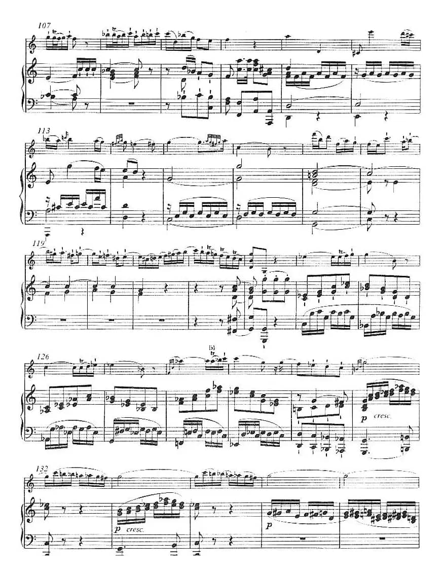 C大调回旋曲（小提琴+钢琴伴奏）