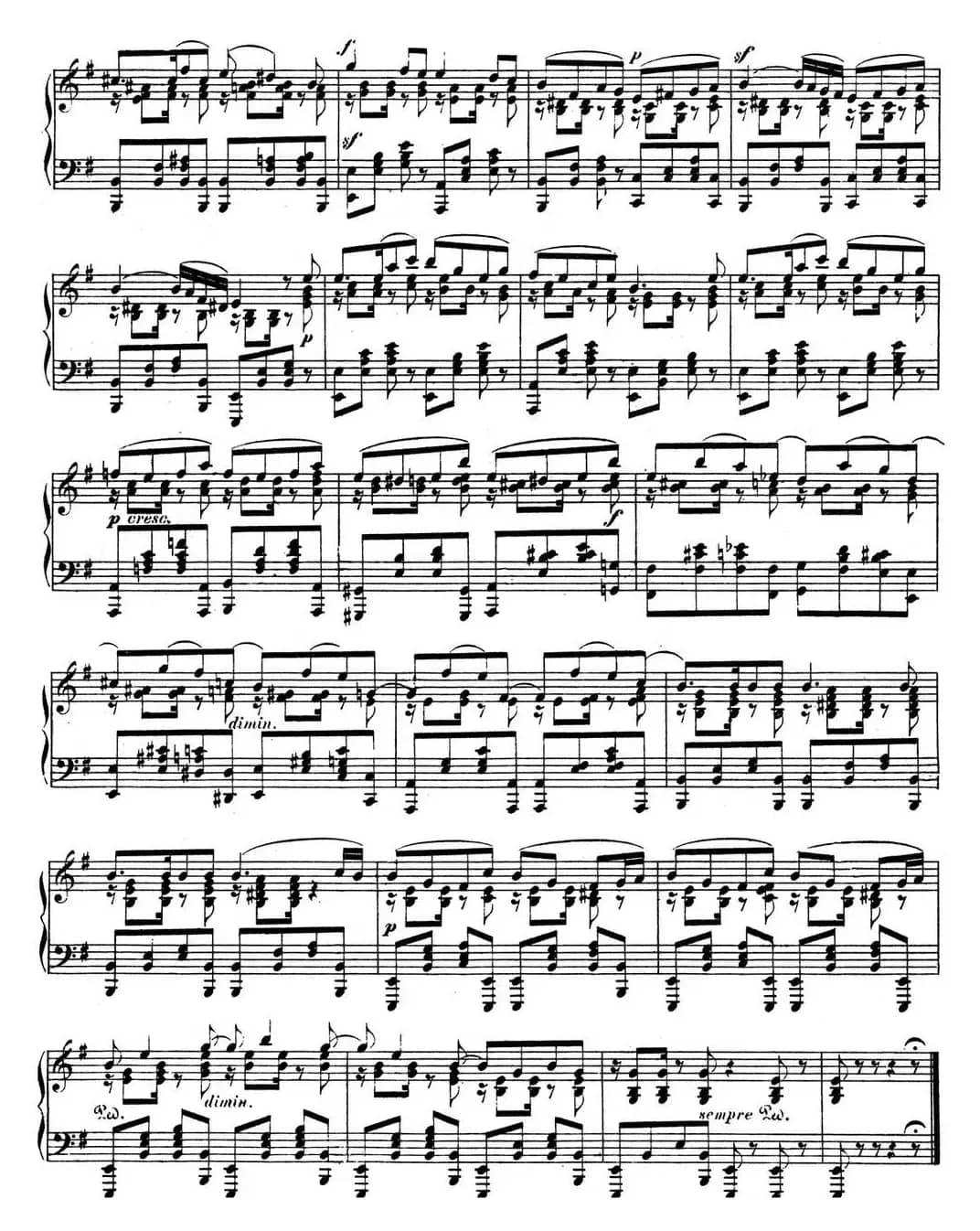 门德尔松无词歌Op.102（NO.1）