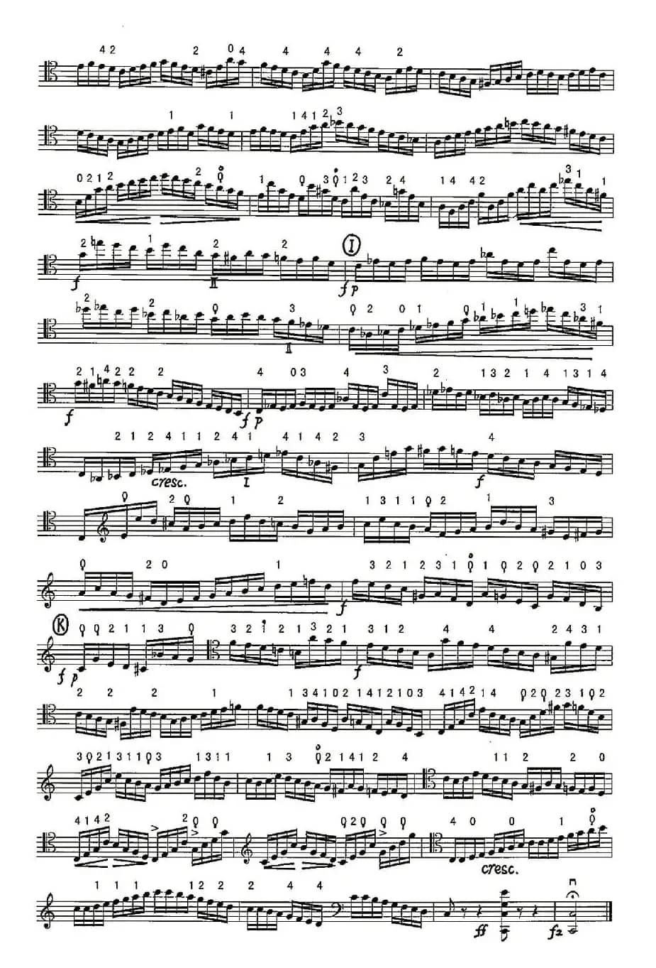 无穷动（大提琴谱）