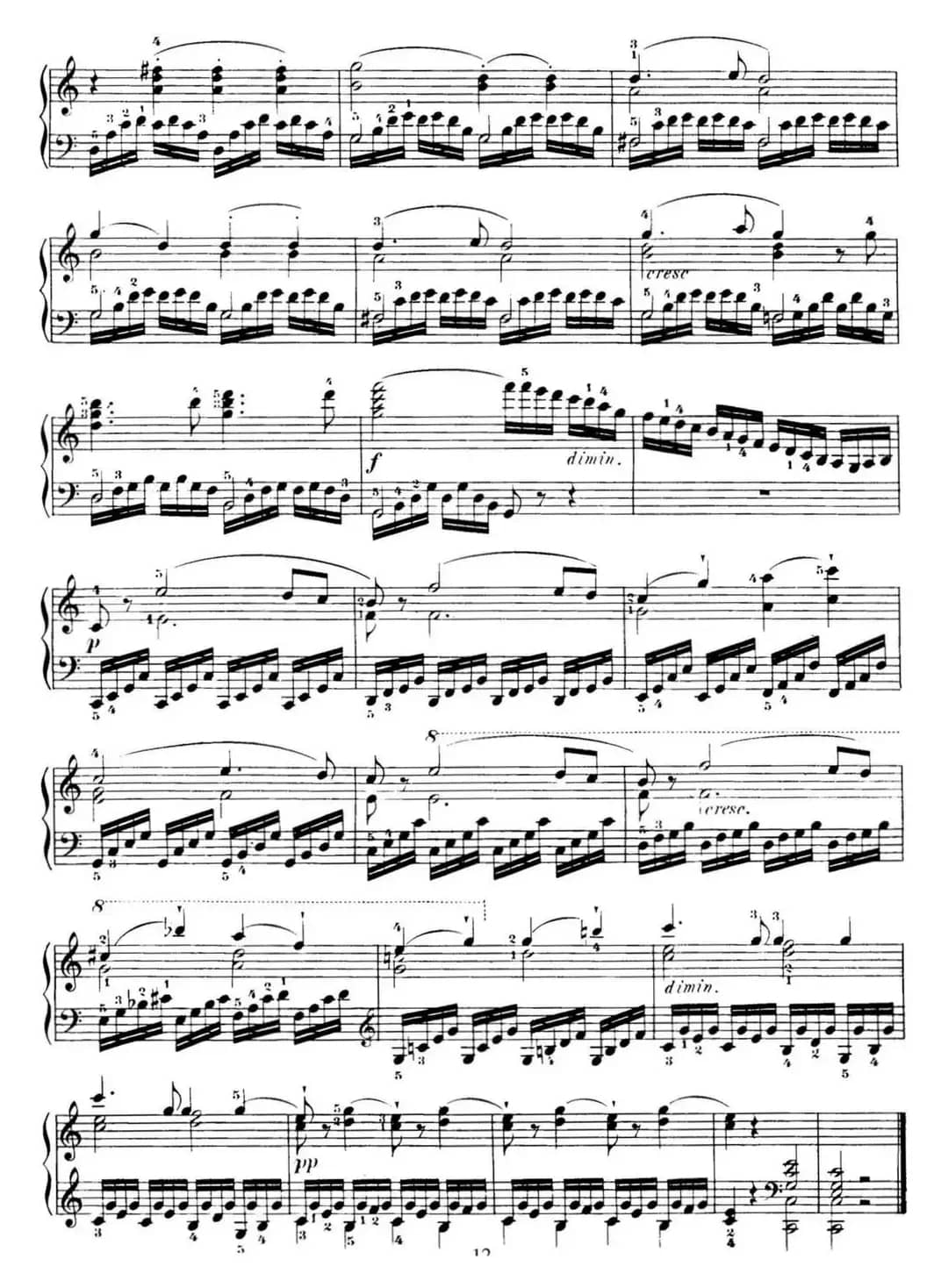 40首车尔尼Op.299钢琴快速练习曲（NO.7）