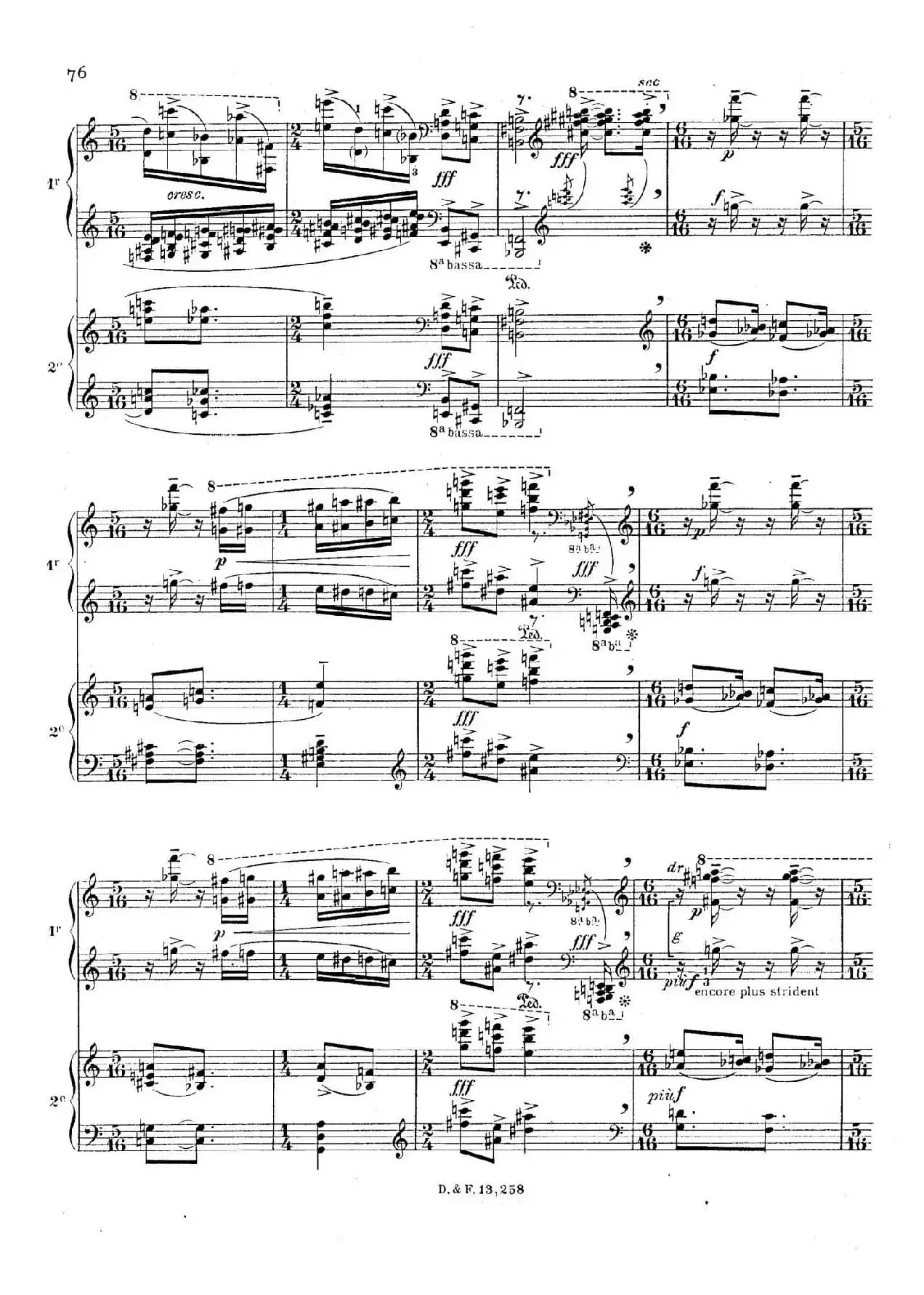 Visions de l'Amen（阿门的幻想·双钢琴·Ⅵ）