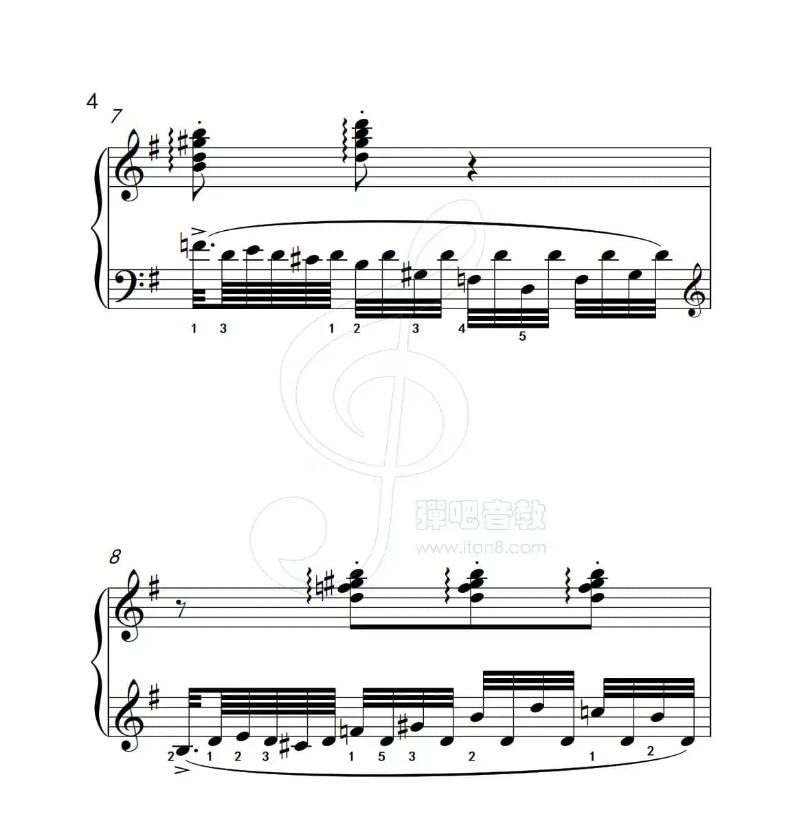 练习曲 58（克拉莫钢琴练习曲60首）