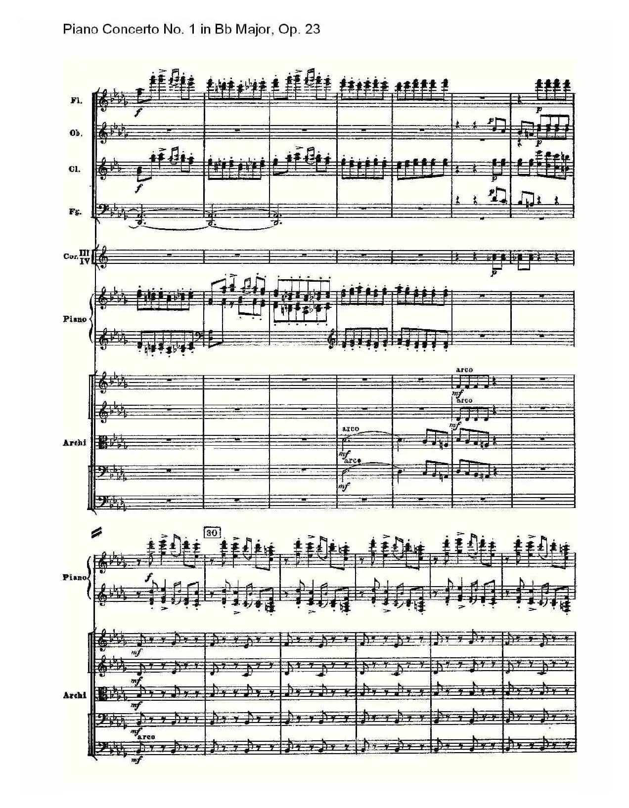 Bb大调第一钢琴协奏曲,Op.23第三乐章（一）