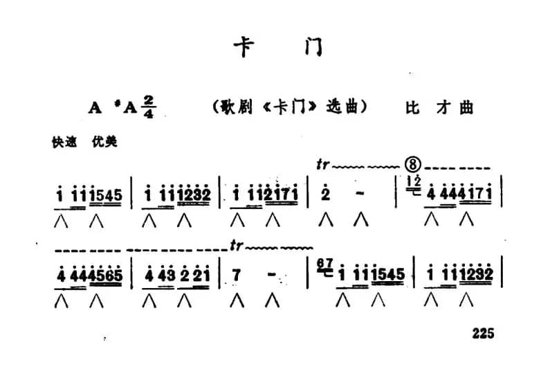 卡门（歌剧选曲）