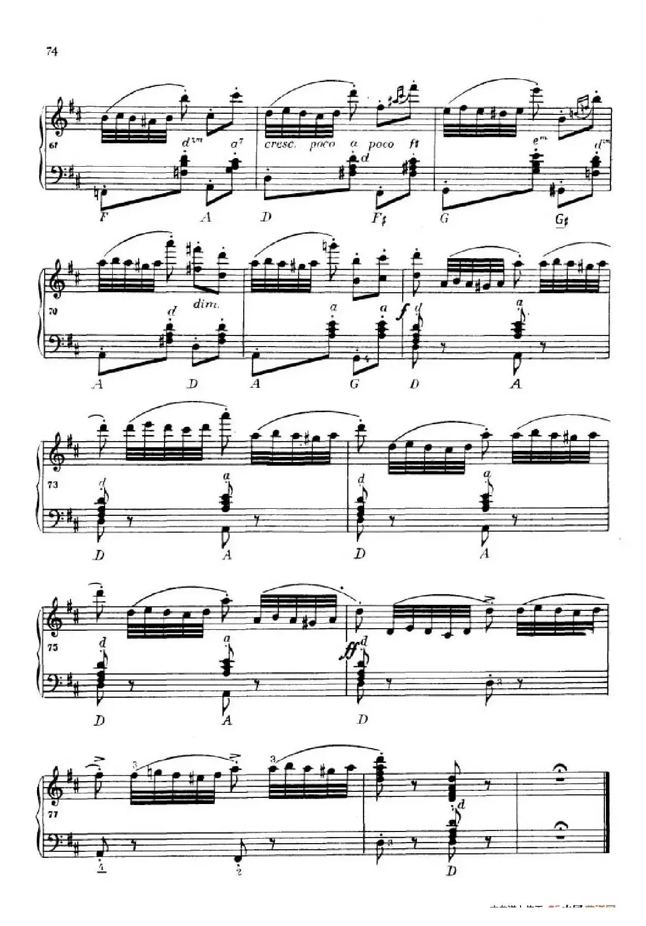 《车尔尼手风琴练习曲集》第Ⅳ册（第14——15首）