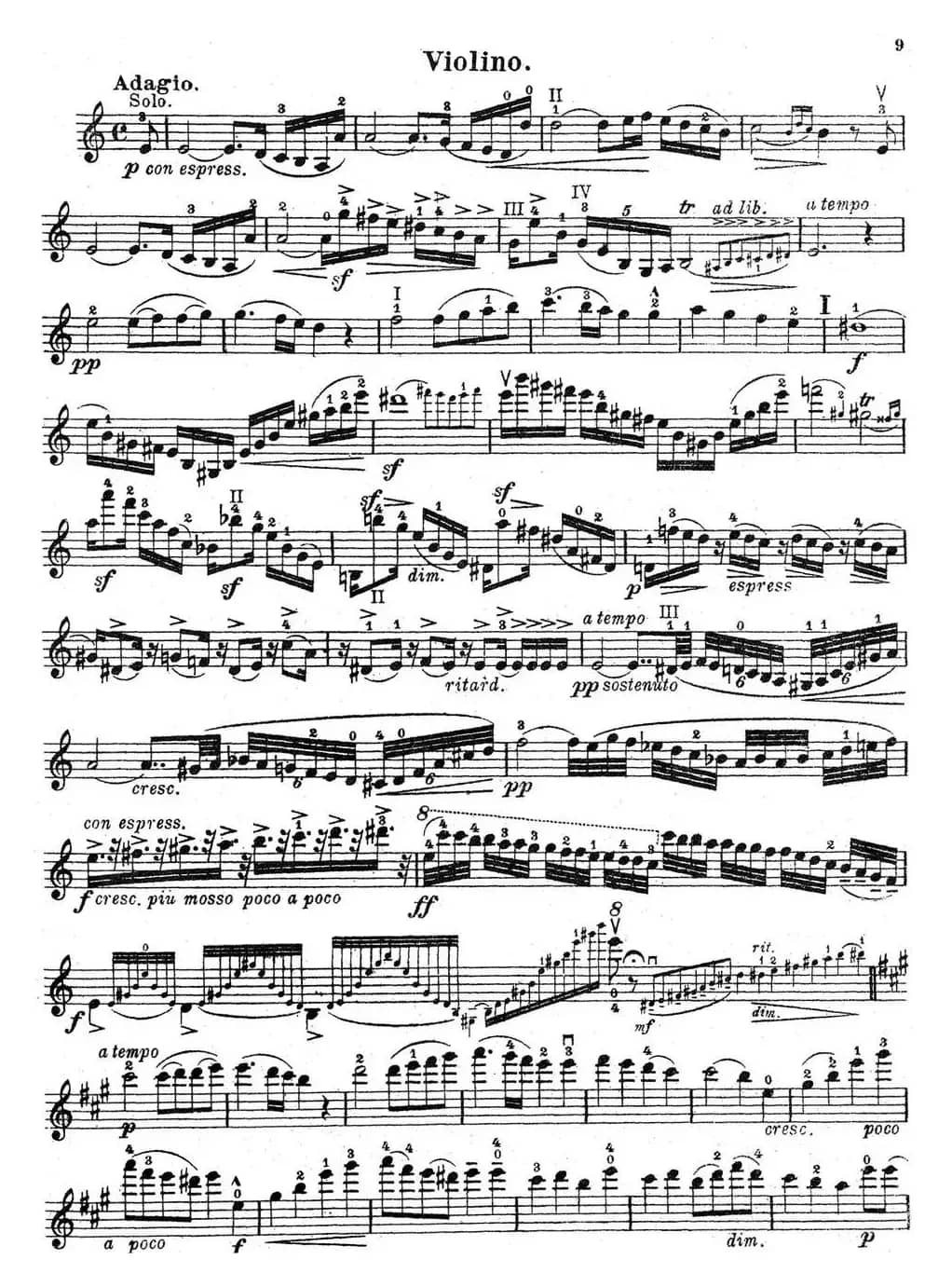 Violin Concerto in A minor No.5 Op.37