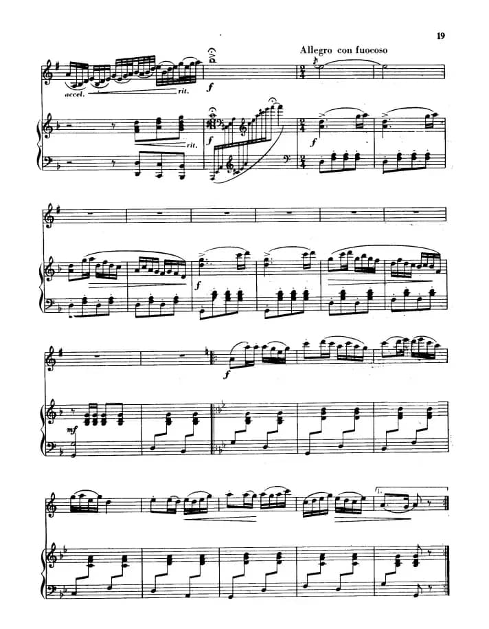 欢乐的那达慕 （单簧管+钢琴伴奏）