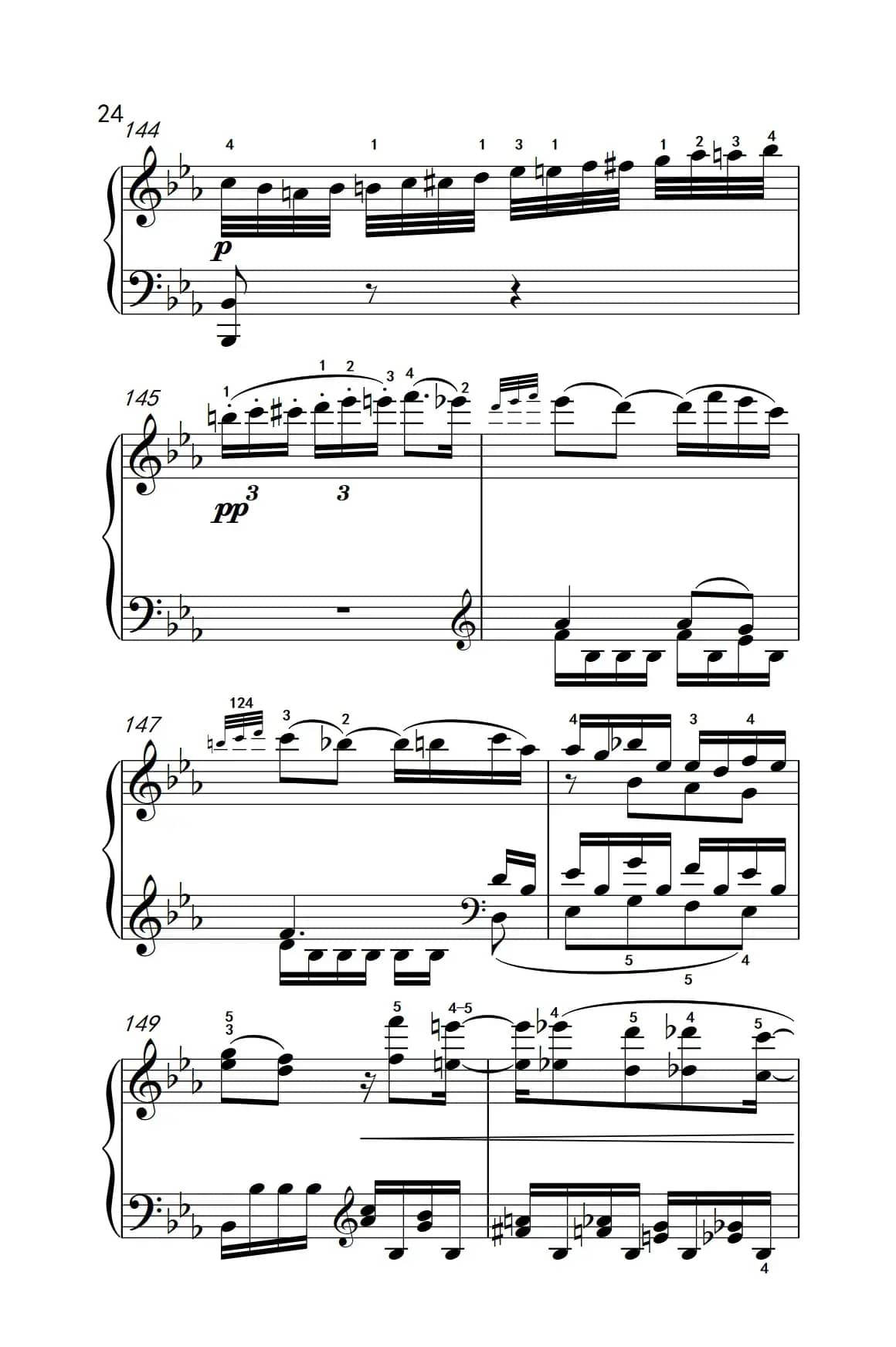 奏鸣曲 Opus 7 第四乐章（贝多芬奏鸣曲集 2）