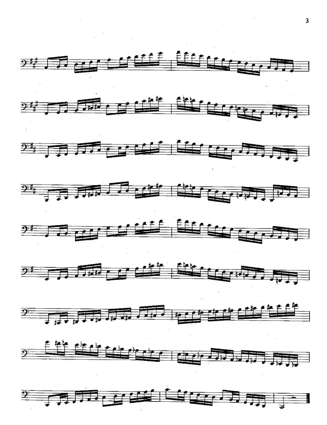 大管高级练习曲 第一部分 每日练习（1—10）