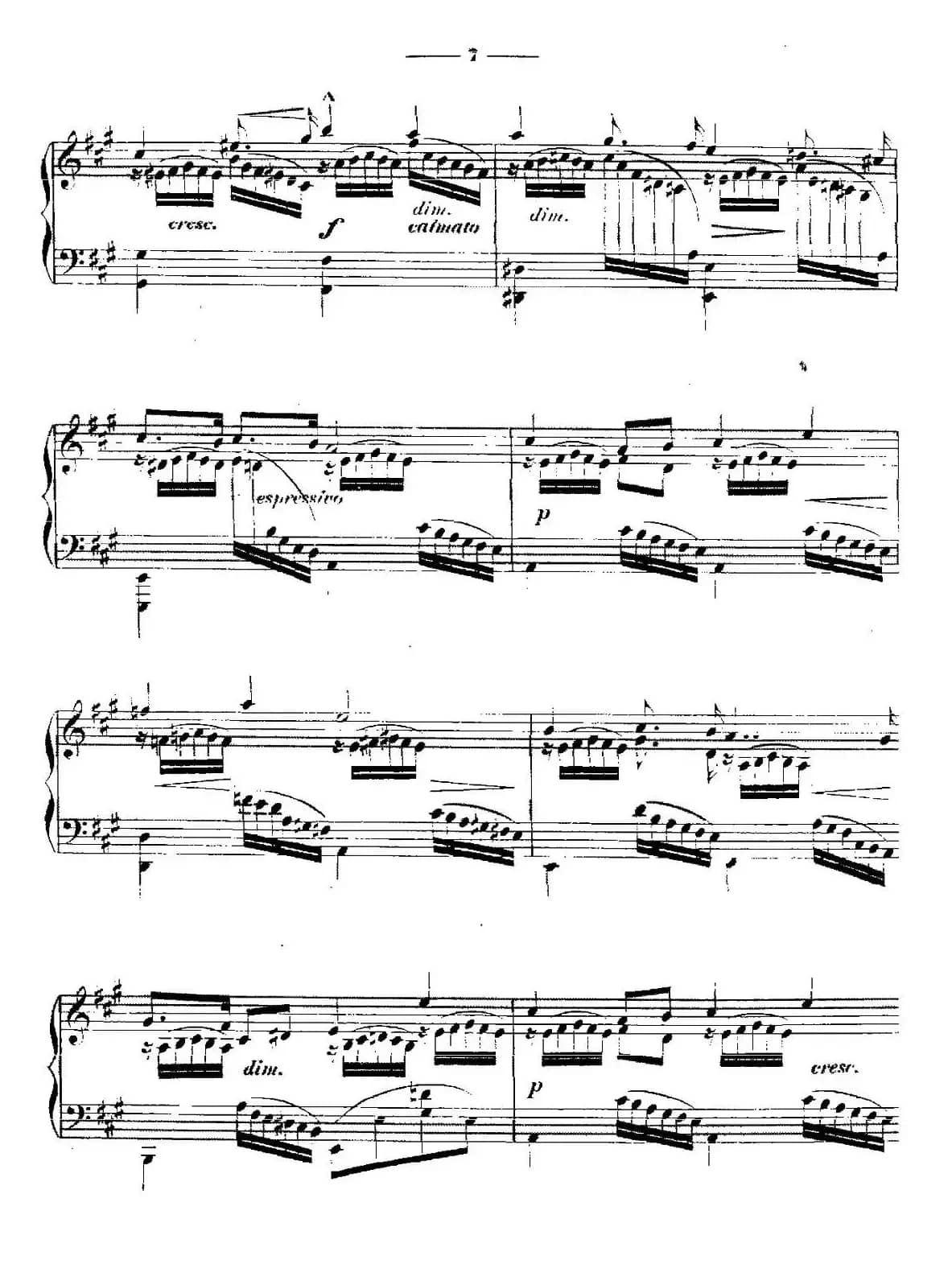 A大调练习曲“小溪”（Op.6）