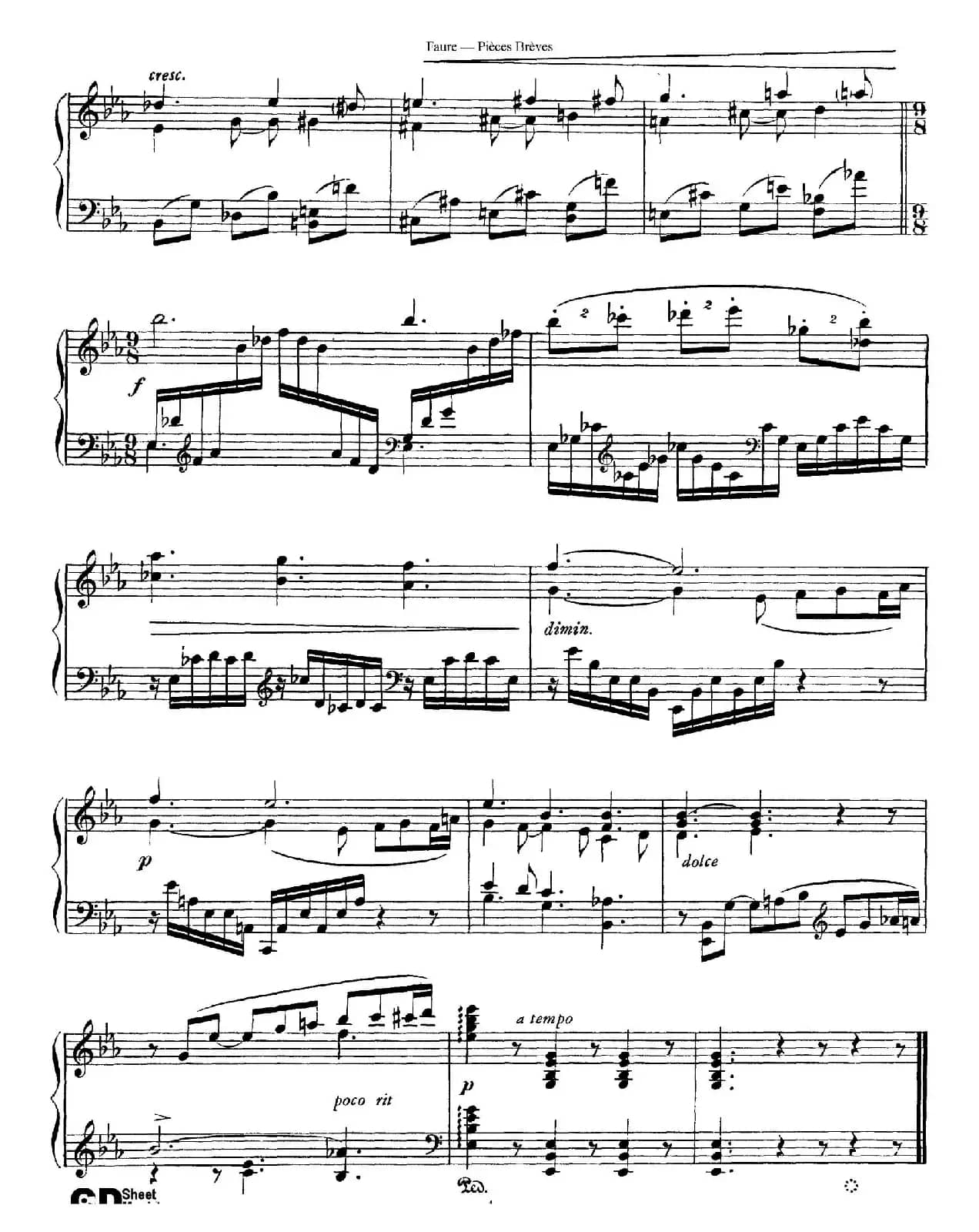 Pieces Breves Op.84（Ⅰ）