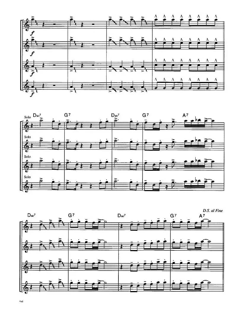 Funk Four（中音萨克斯四重奏）