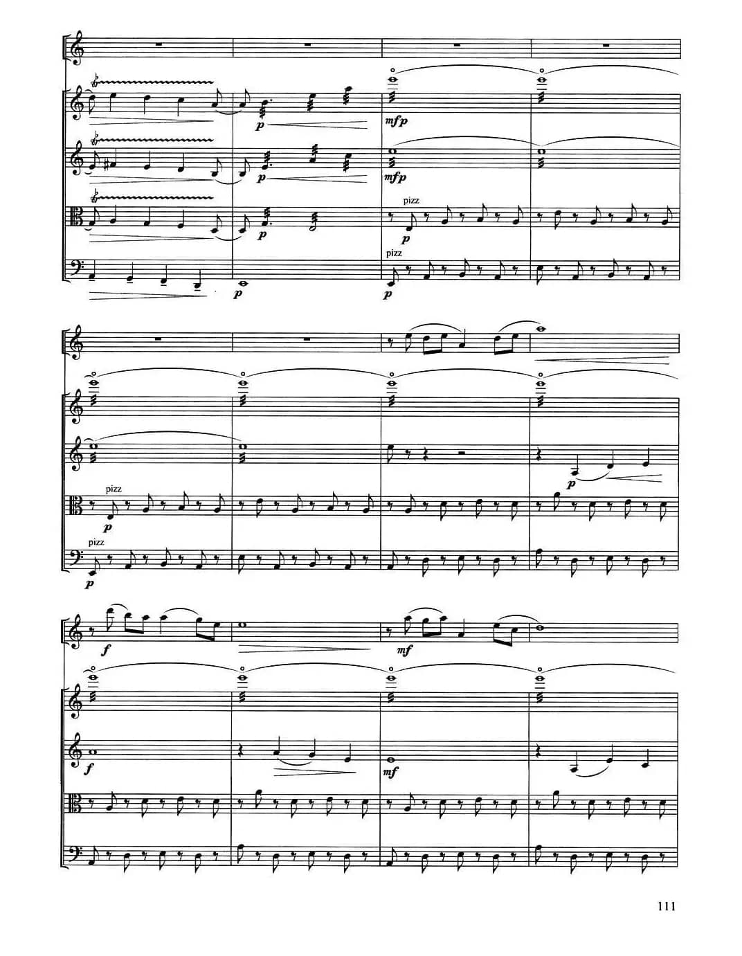 大漠驼铃（长笛+弦乐四重奏）