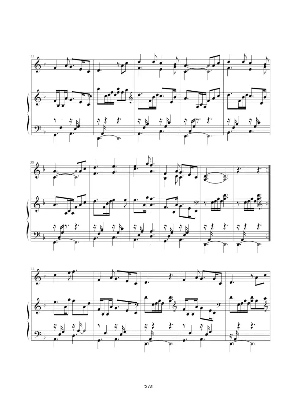 灰色空间（钢琴伴奏谱）