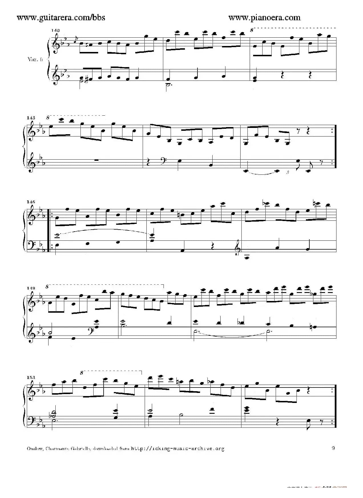 Variations in E-flat Major Op.12（降E大调变奏曲）