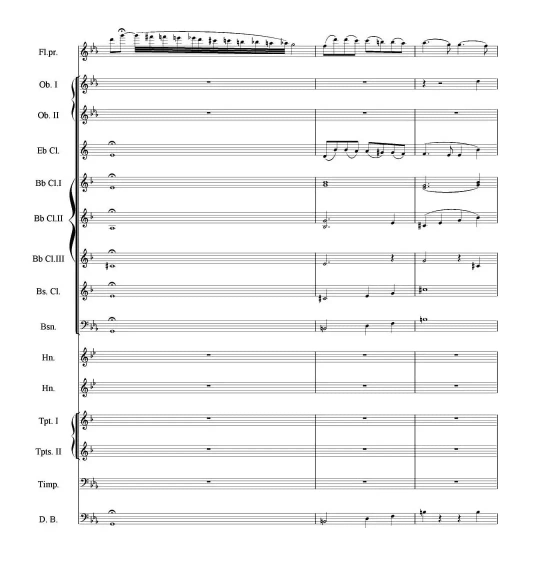 流浪者之歌（长笛与管乐队）