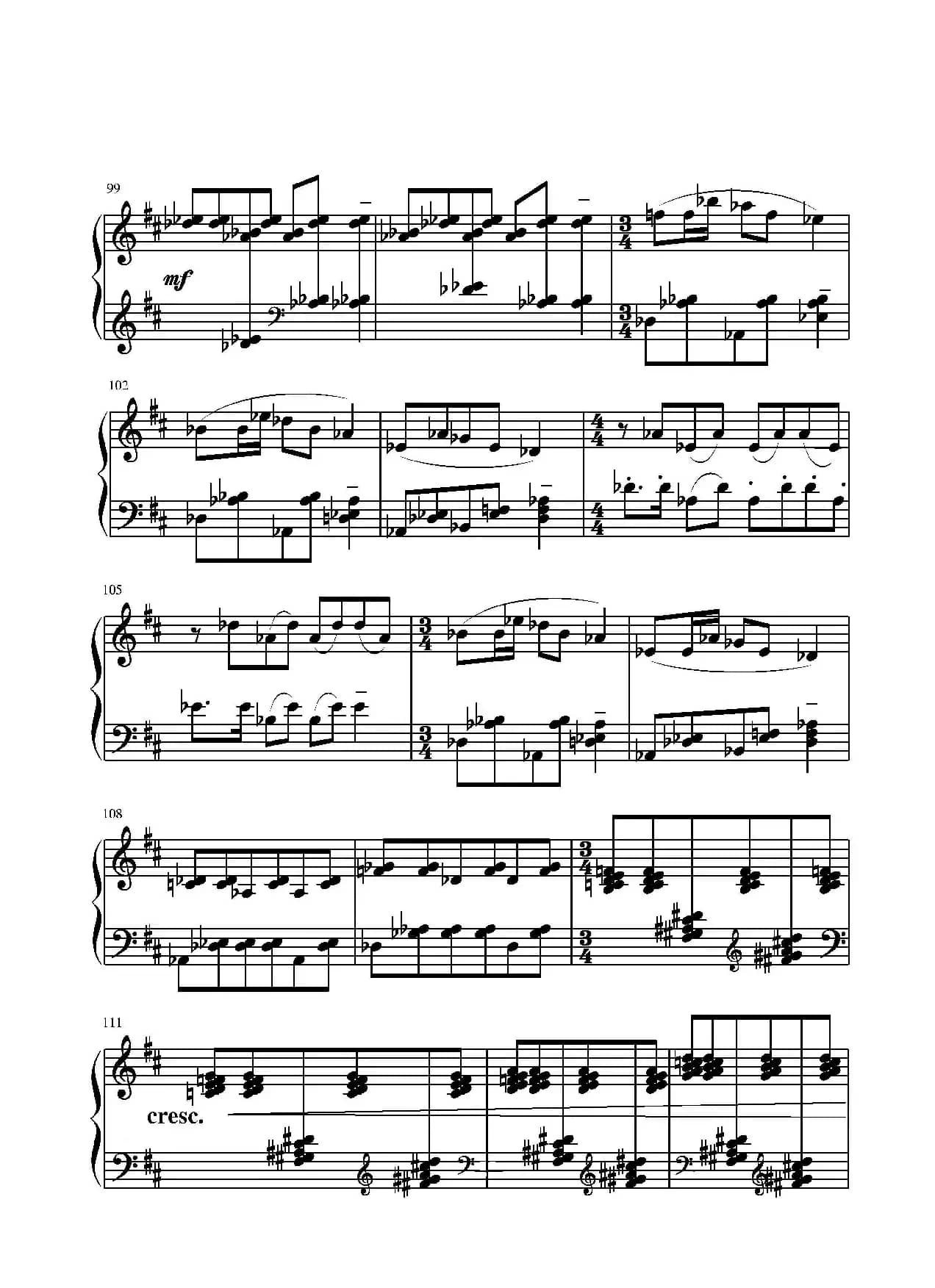 第二钢琴奏鸣曲（第一乐章）