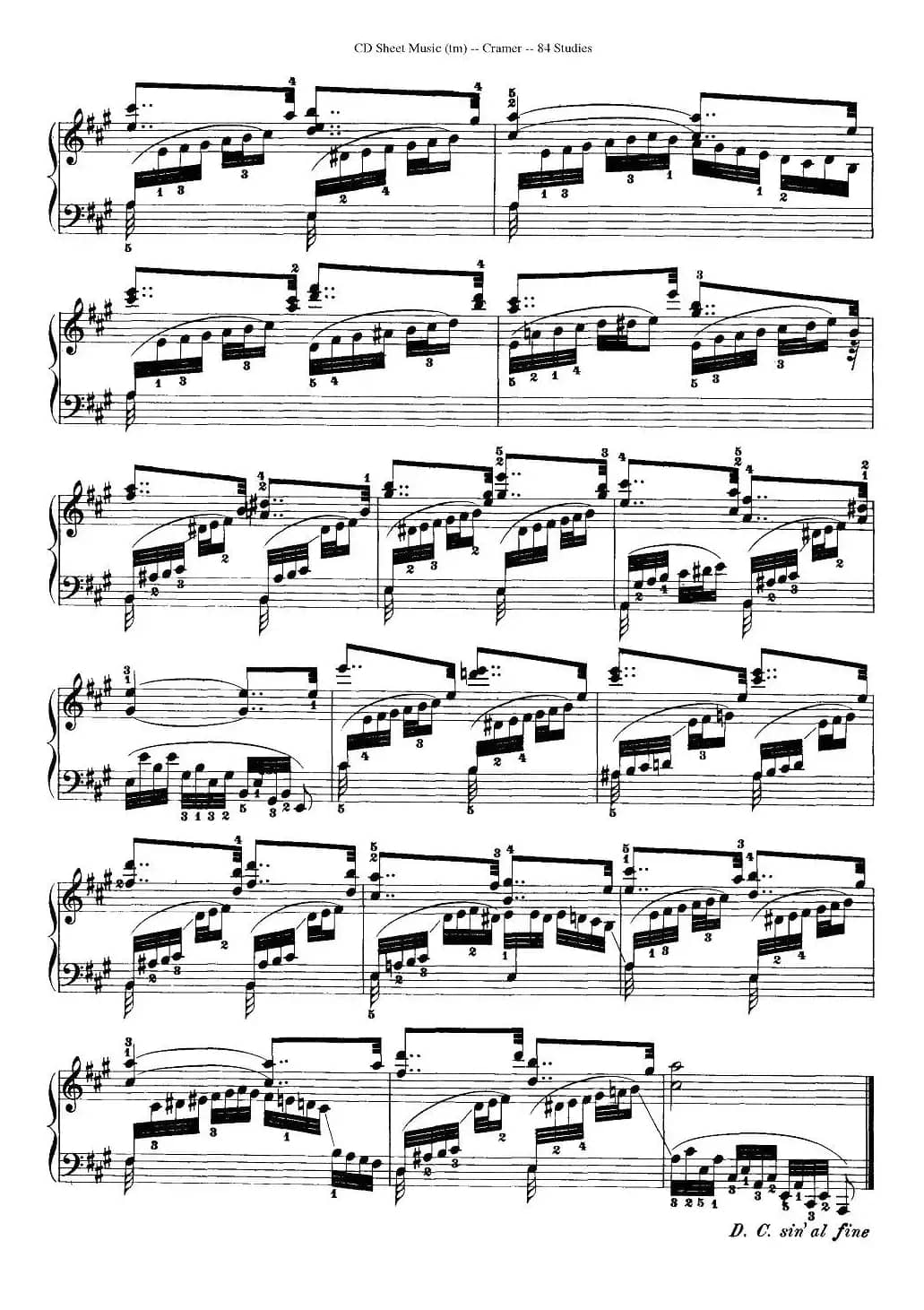 Cramer - 84 exercices（76—80）（克拉莫84首钢琴练习曲）