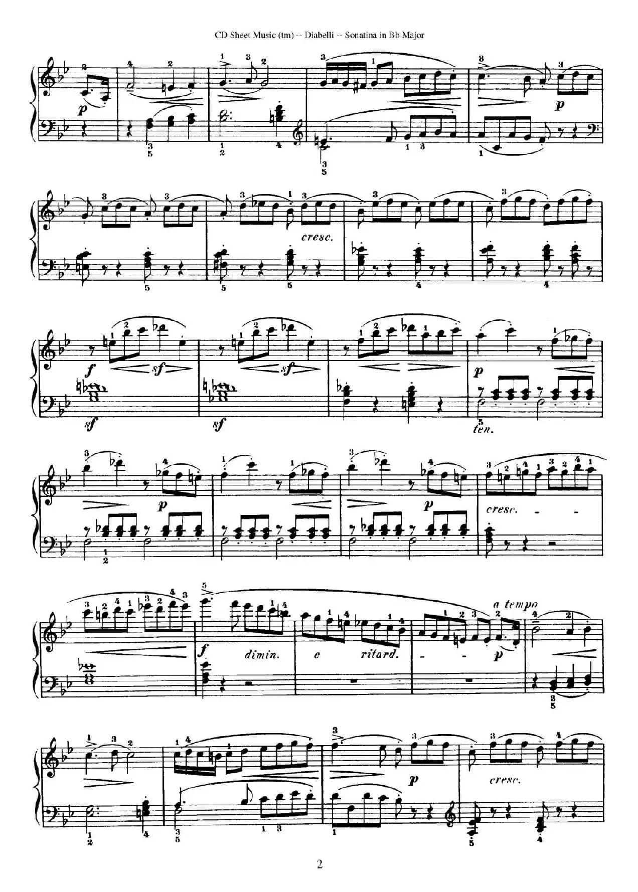 7 Piano Sonatinas Op.168（7首钢琴小奏鸣曲 No.4）