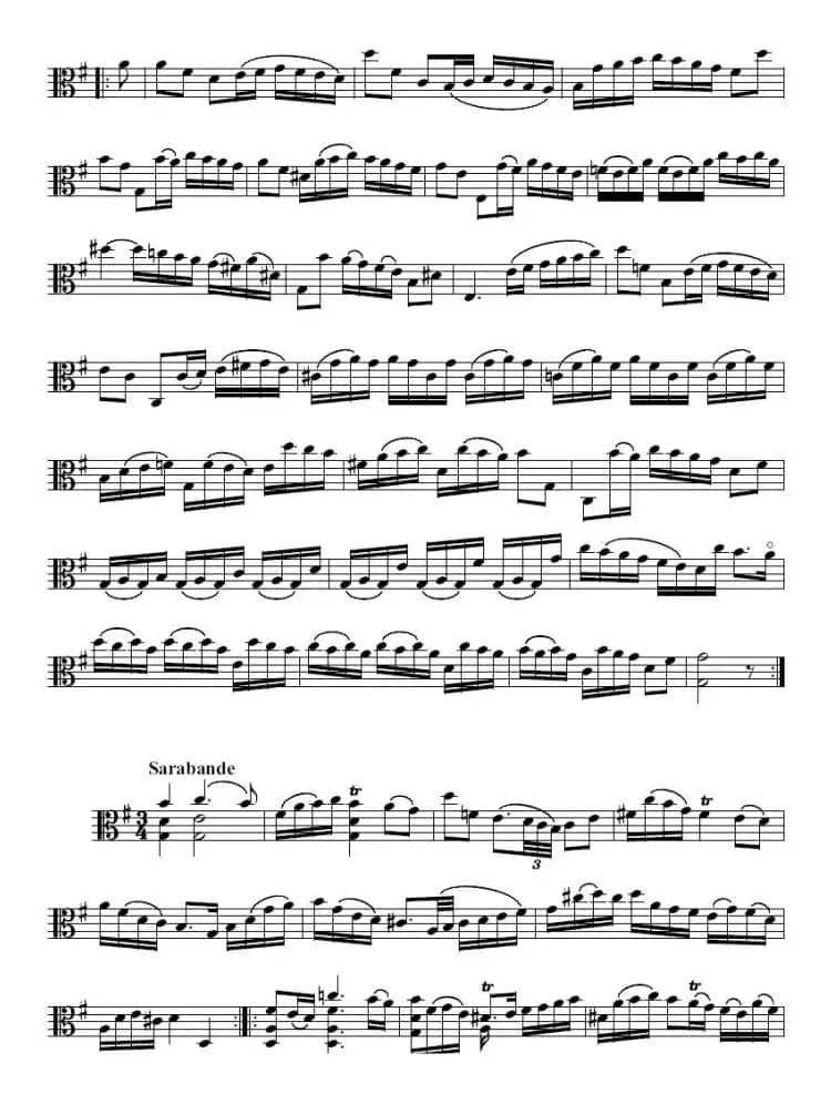 Bach《6 Suites》（巴赫《组曲》、中提琴）