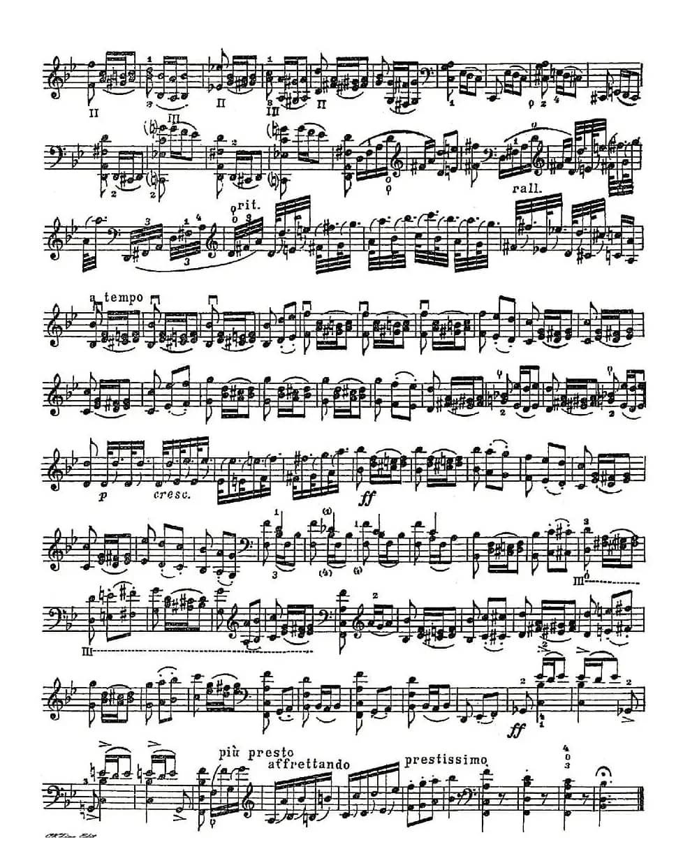 A. Piatti 12 Caprice Op.25（皮阿蒂 12首大提琴随想曲) 第三）