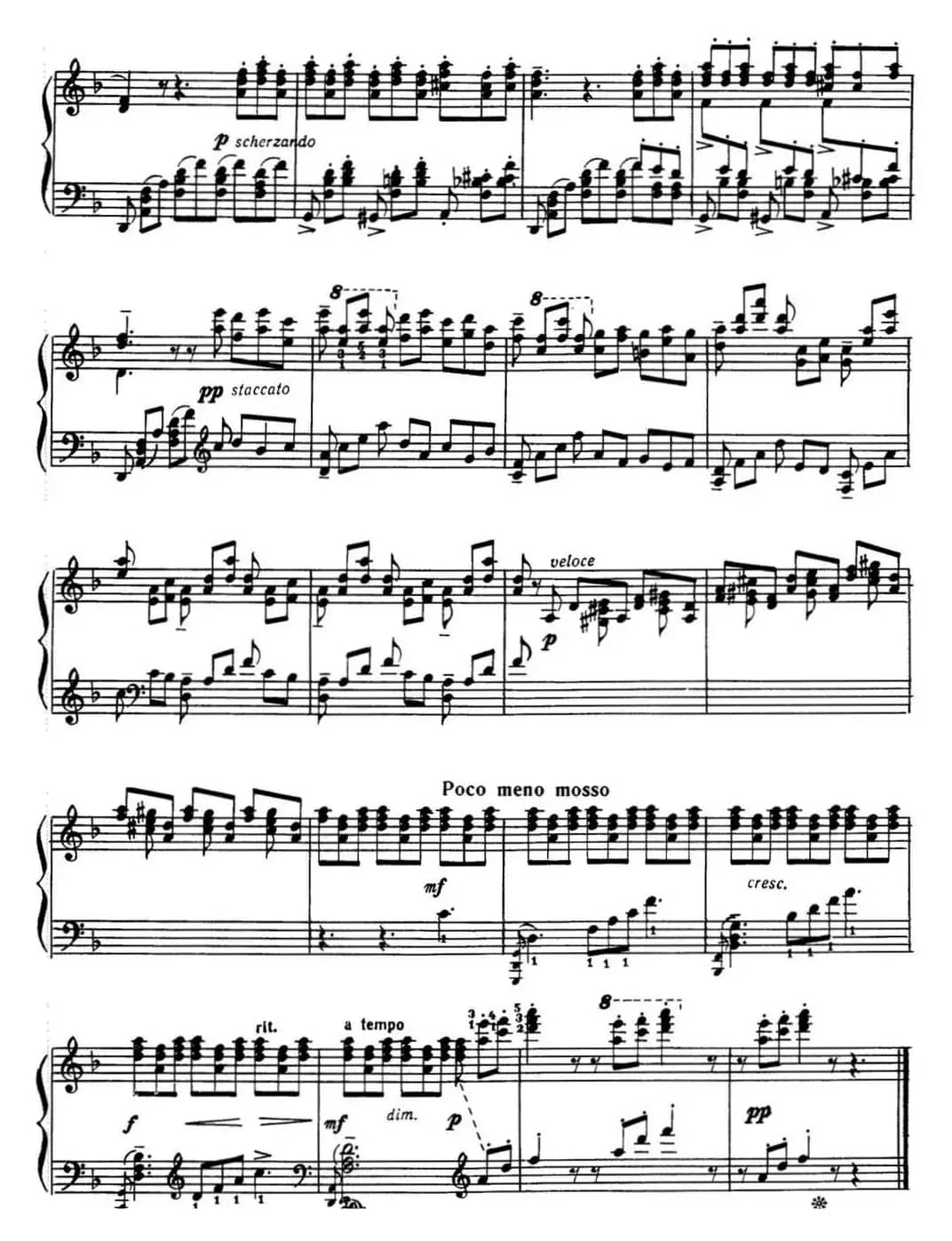 拉赫玛尼诺夫 音画练习曲16或17 Etudes tableaux Op.39 No.8