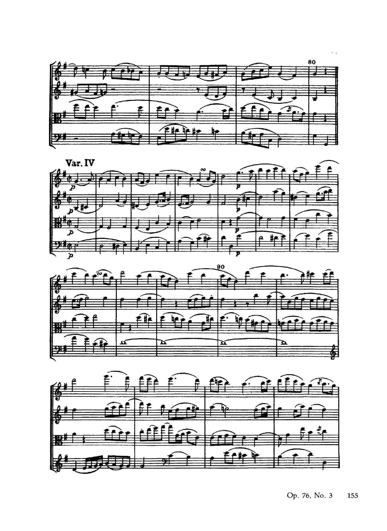 Emperor（皇帝）（弦乐四重奏总谱）