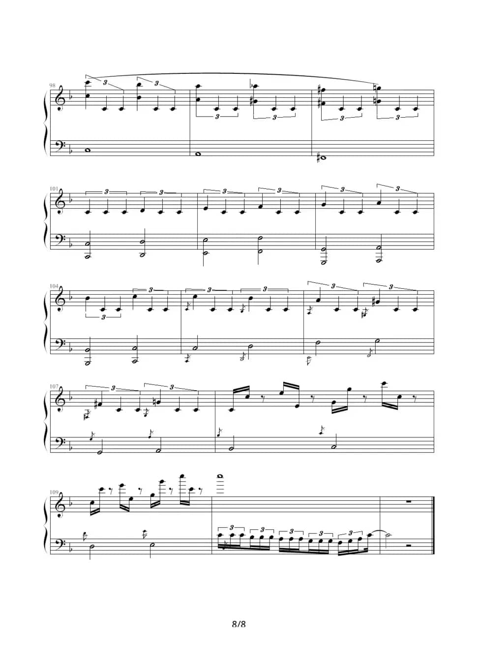 C大调奏鸣曲（曹博来作曲版）