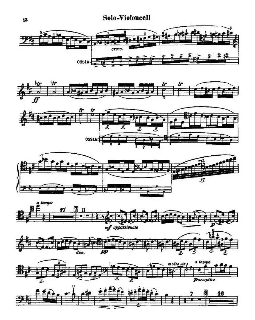 CELLO CONCERTO in B minor（大提琴）