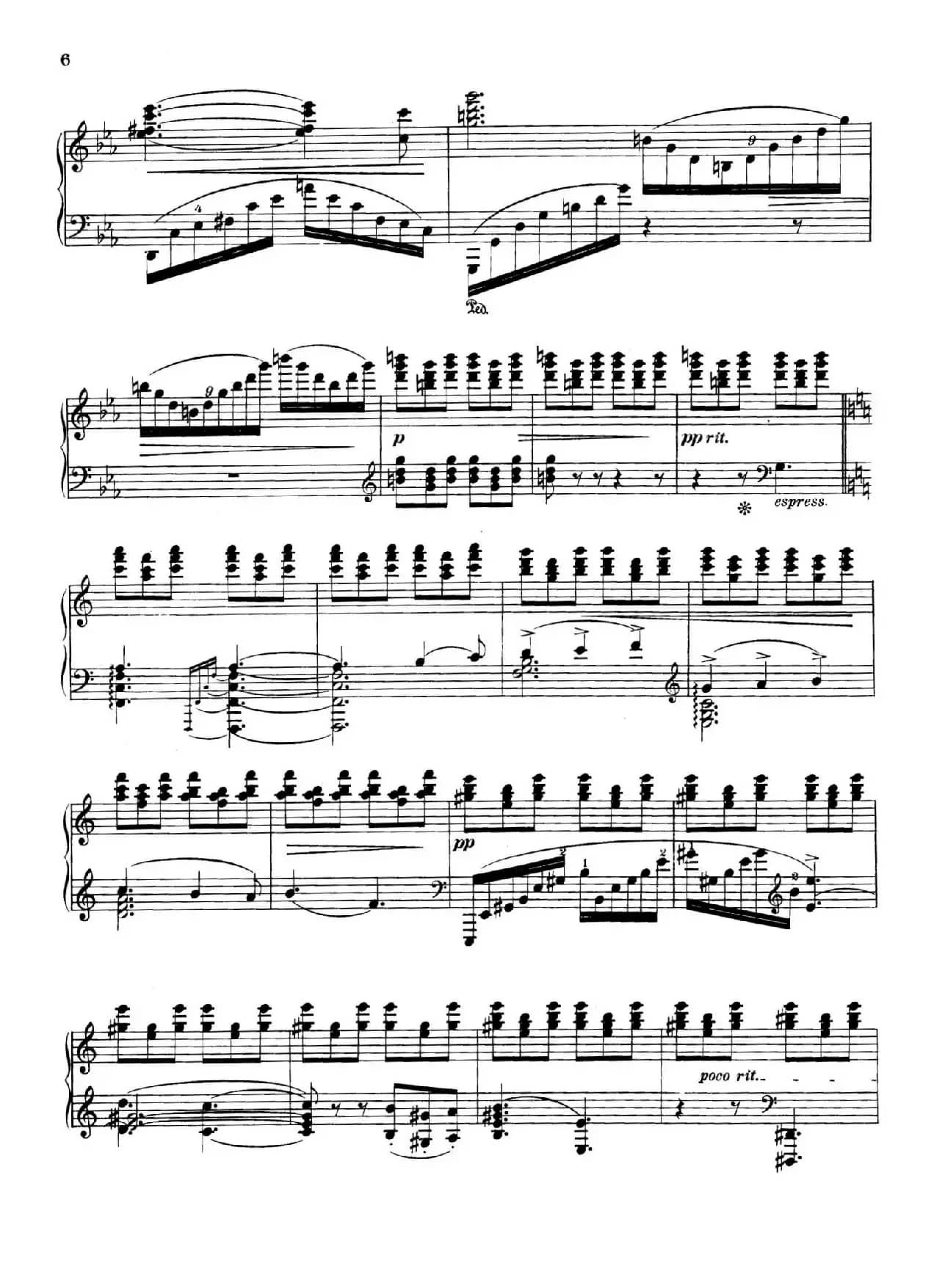 Four Rhapsodies Op.11（4首狂想曲·Ⅳ）