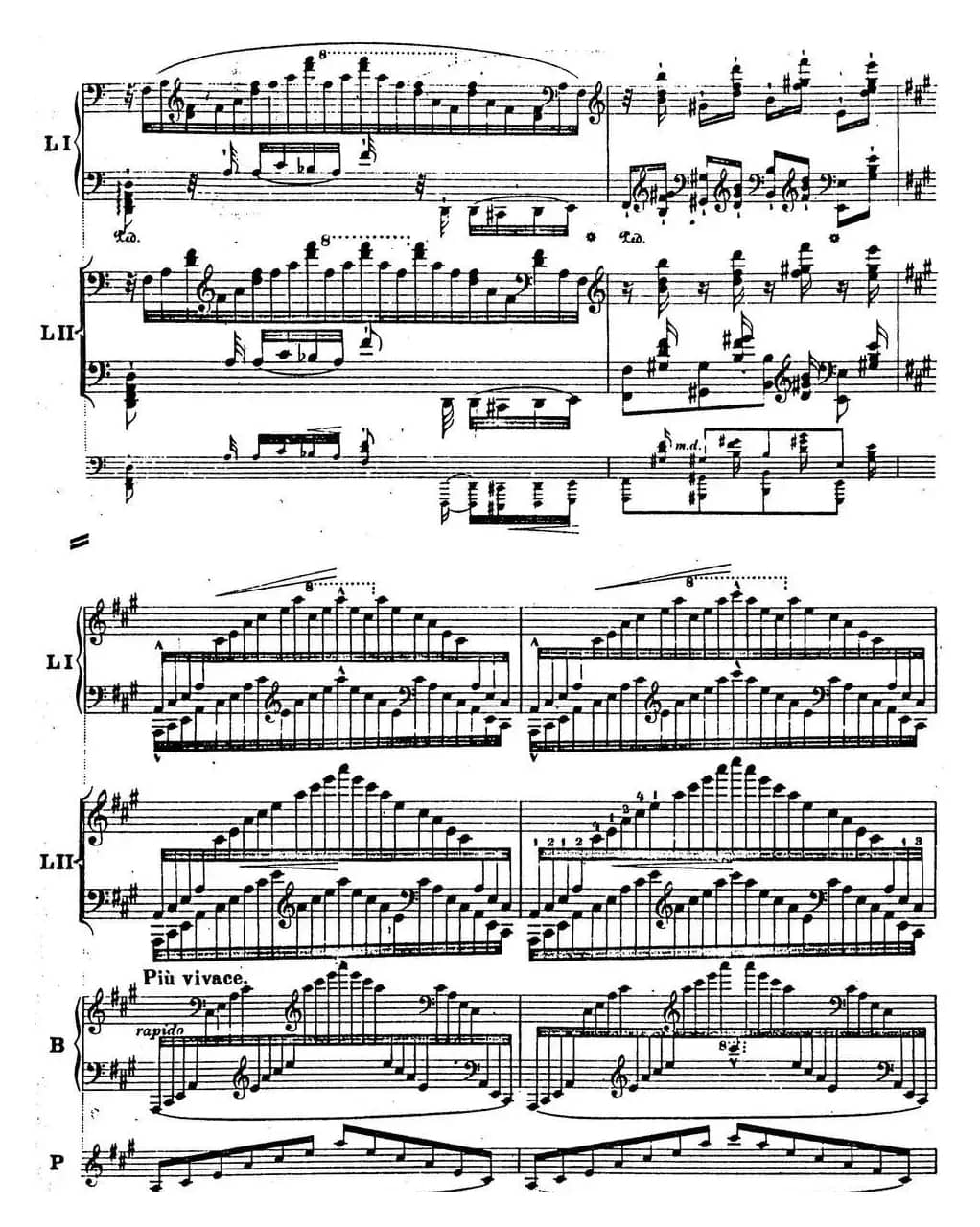 6首帕格尼尼大练习曲（Thema mit Variationen Etude Nr.6）