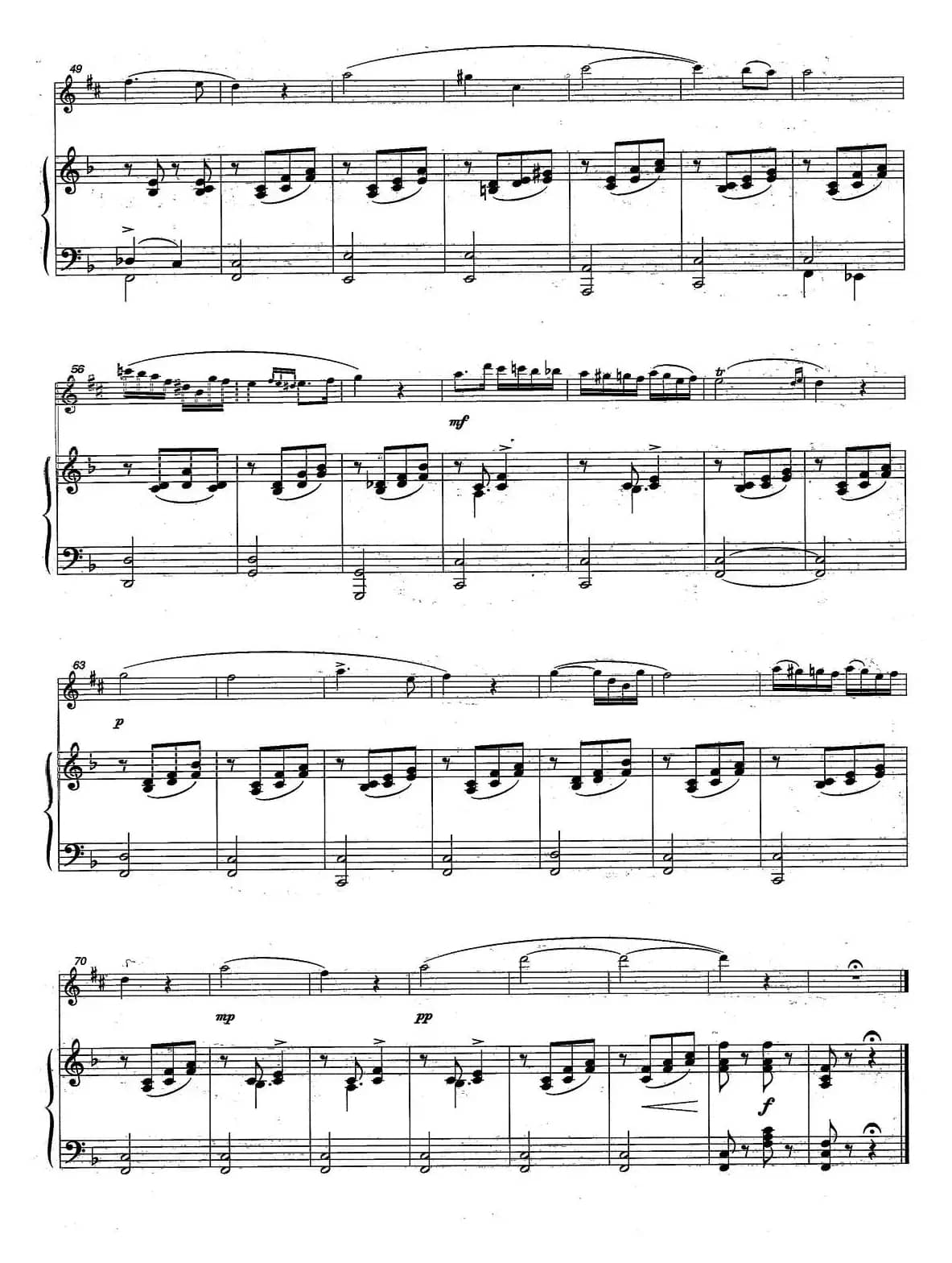 Andante（中音萨克所+钢琴伴奏、版本三）