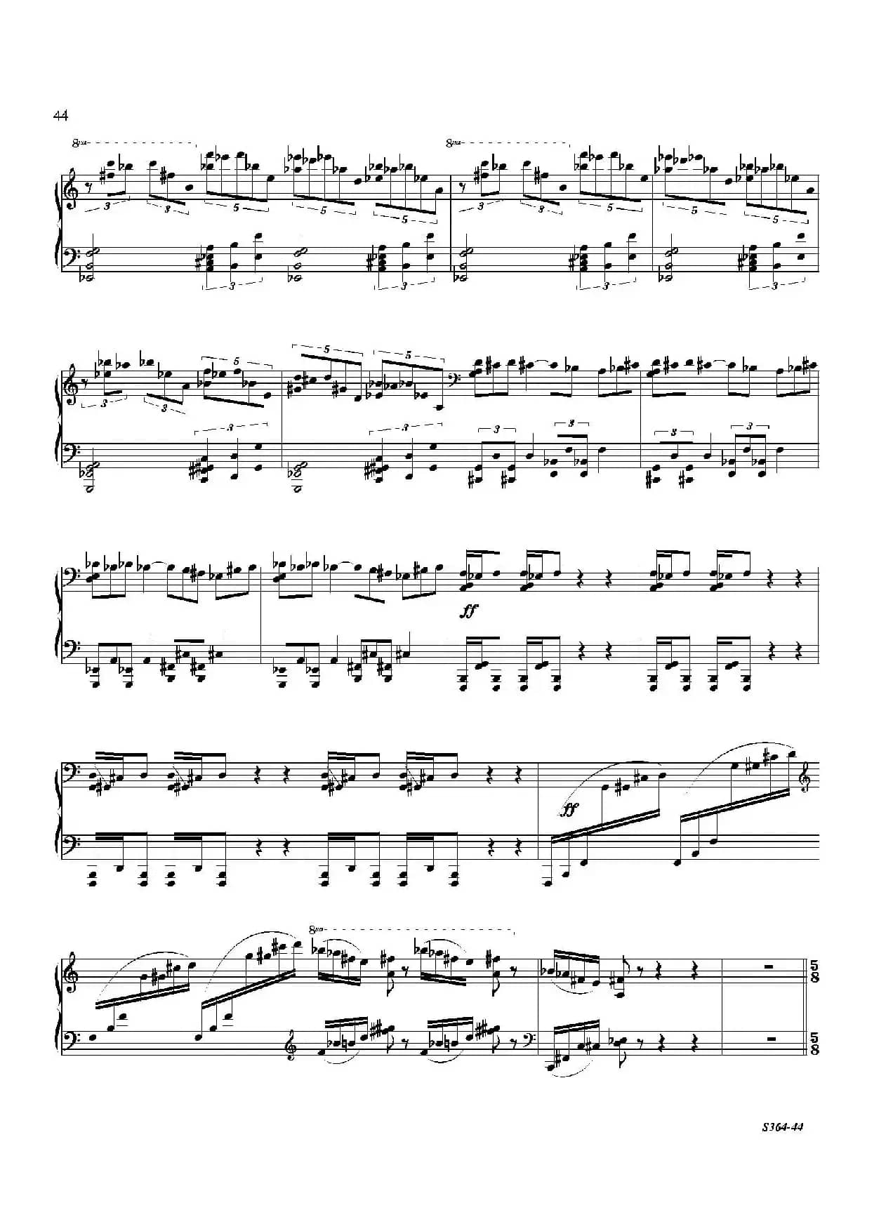 Piano Sonata No.8（第八钢琴奏鸣曲）（3）