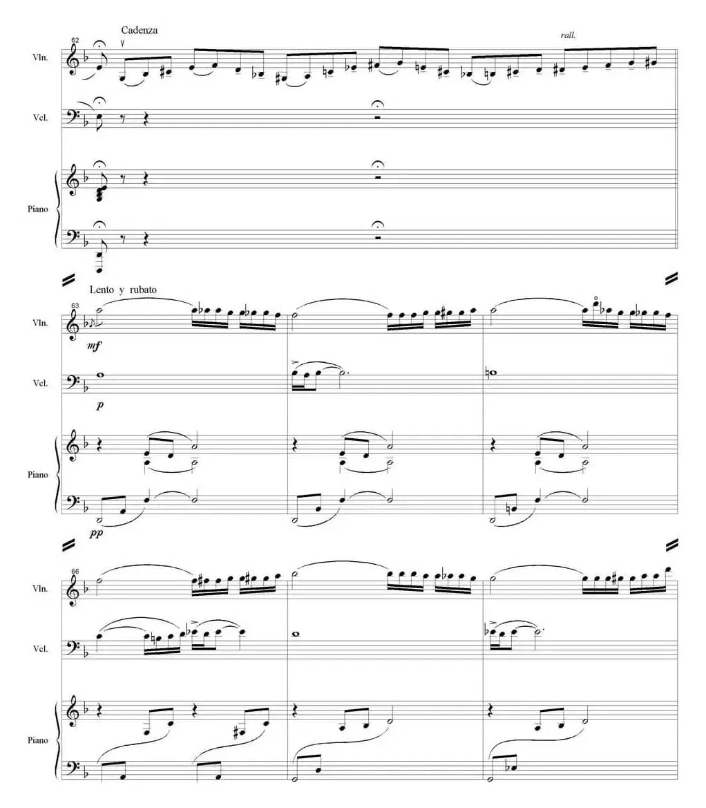 Ocehb（Autumn 秋天、小提琴+大提琴+钢琴伴奏）