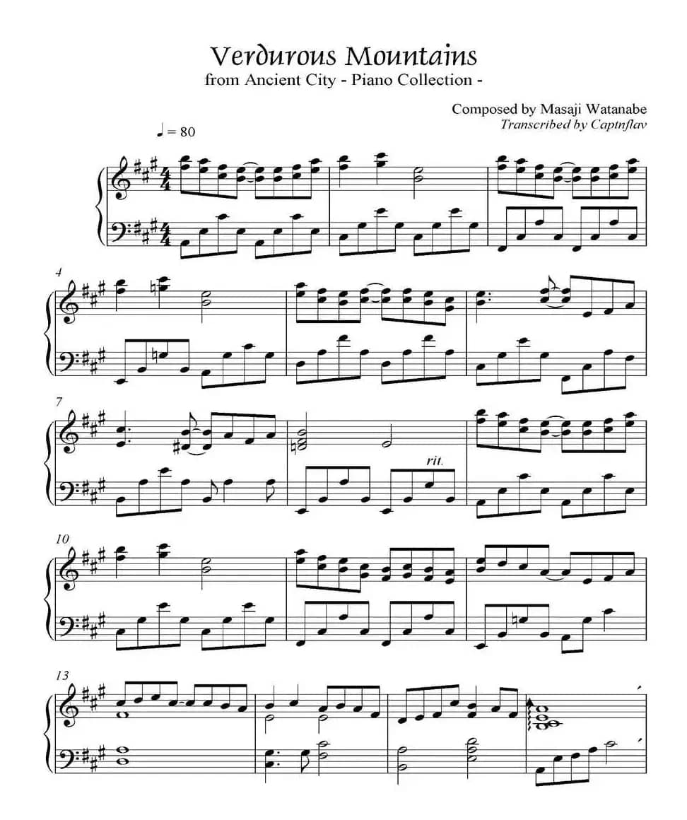 VERDUROUS MOUNTAINS（《京Ancient City》-6）
