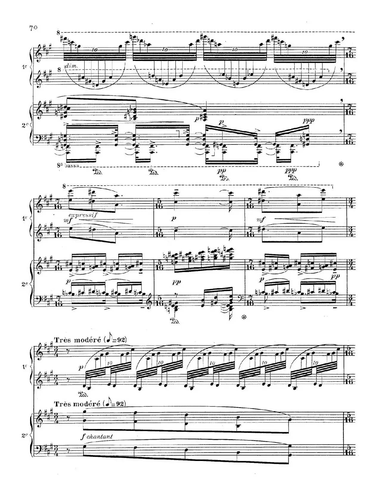 Visions de l'Amen（阿门的幻想·双钢琴·Ⅴ）