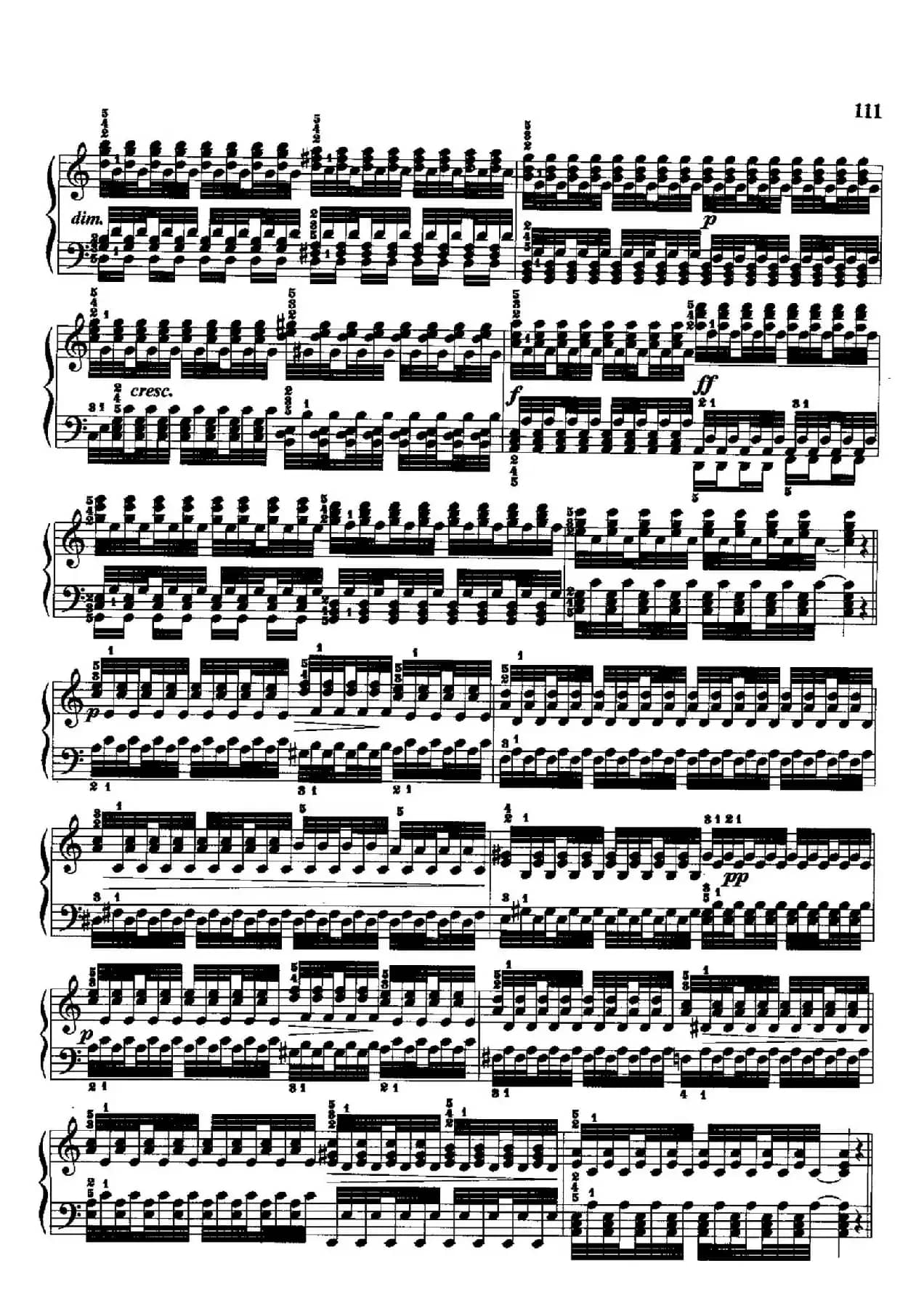 哈农钢琴练指法（第三部分·60 震音）