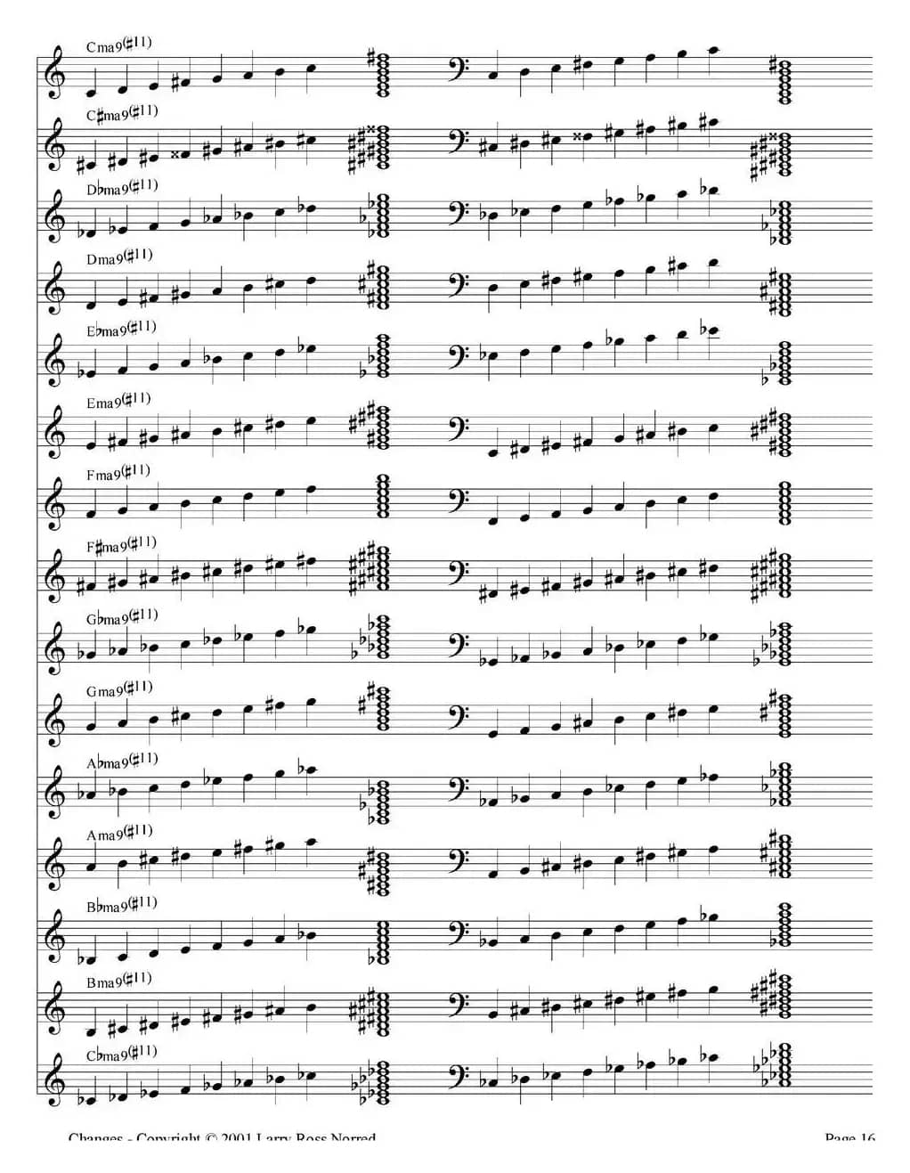 Changes（爵士乐和弦教材）（P1-20）