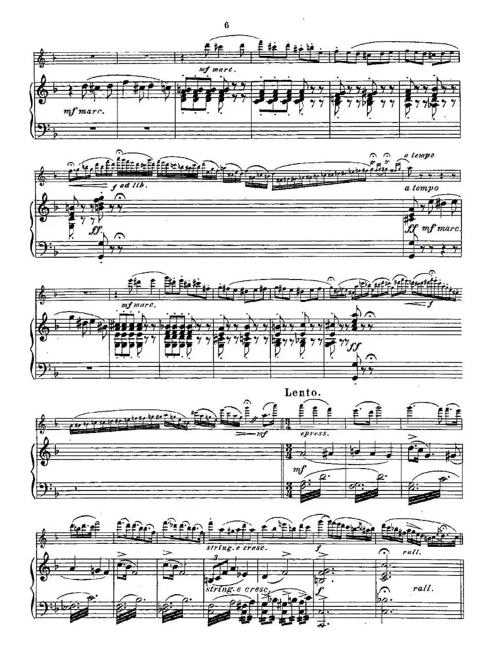 Fantaisies nationales. Op. 59, 5.（长笛+钢琴伴奏）