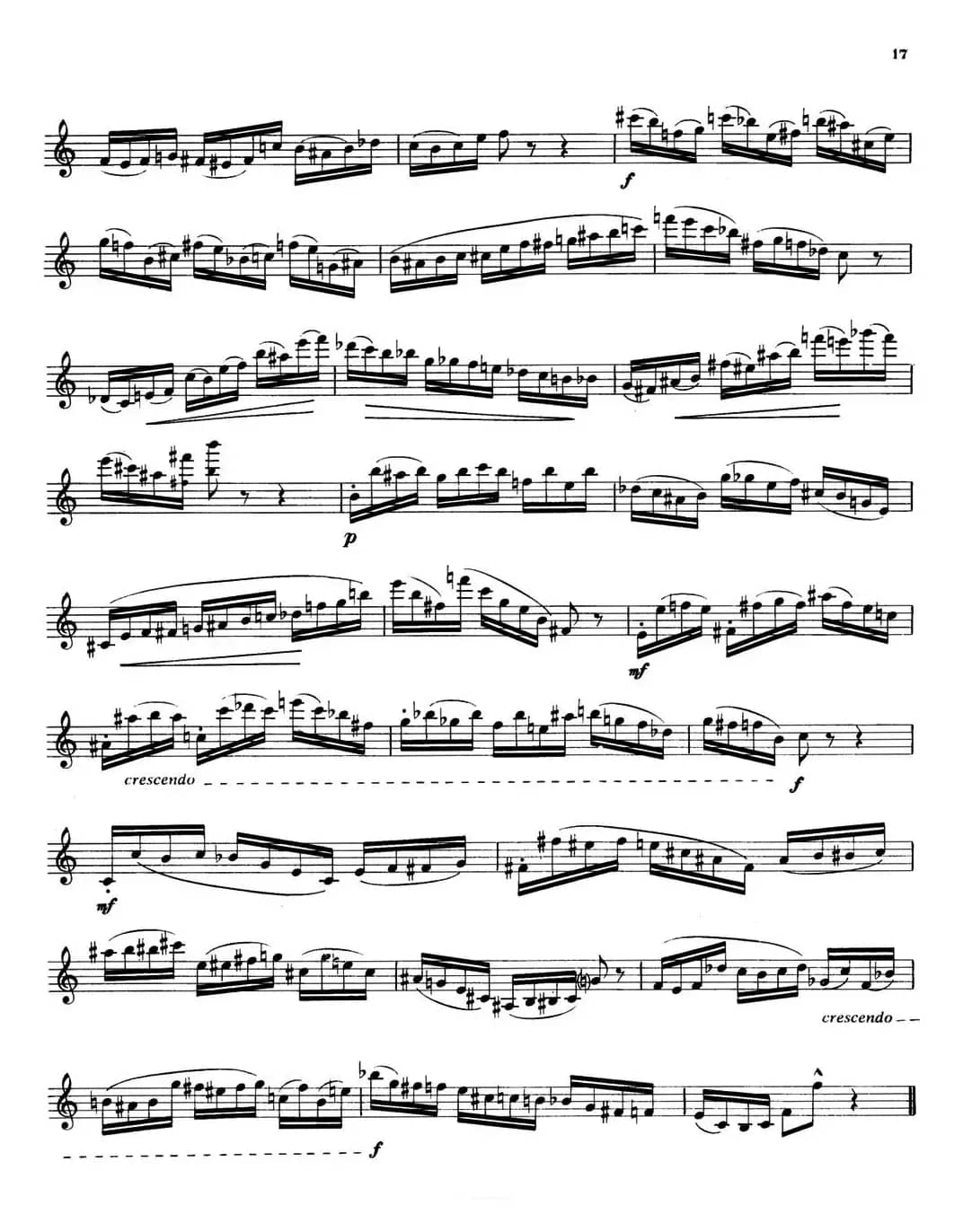 拉库尔萨克斯管练习曲28首（11—15）