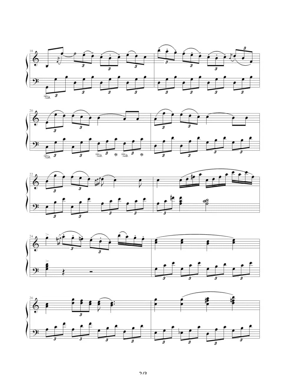 第五钢琴协奏曲（第二乐章）