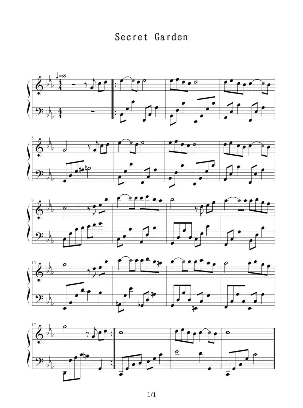 神秘园之歌（Songs From A Secret Garden ）