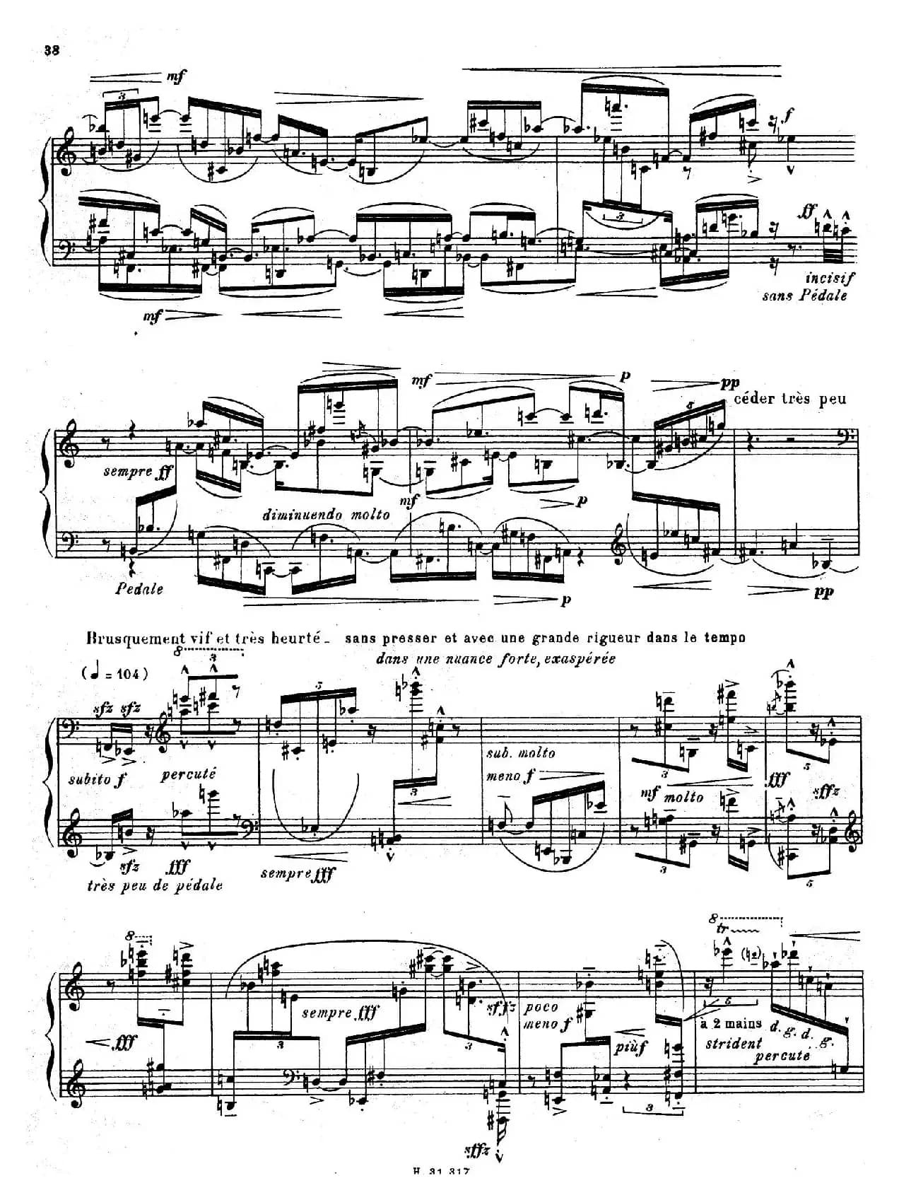 布莱兹第二钢琴奏鸣曲（Ⅳ）