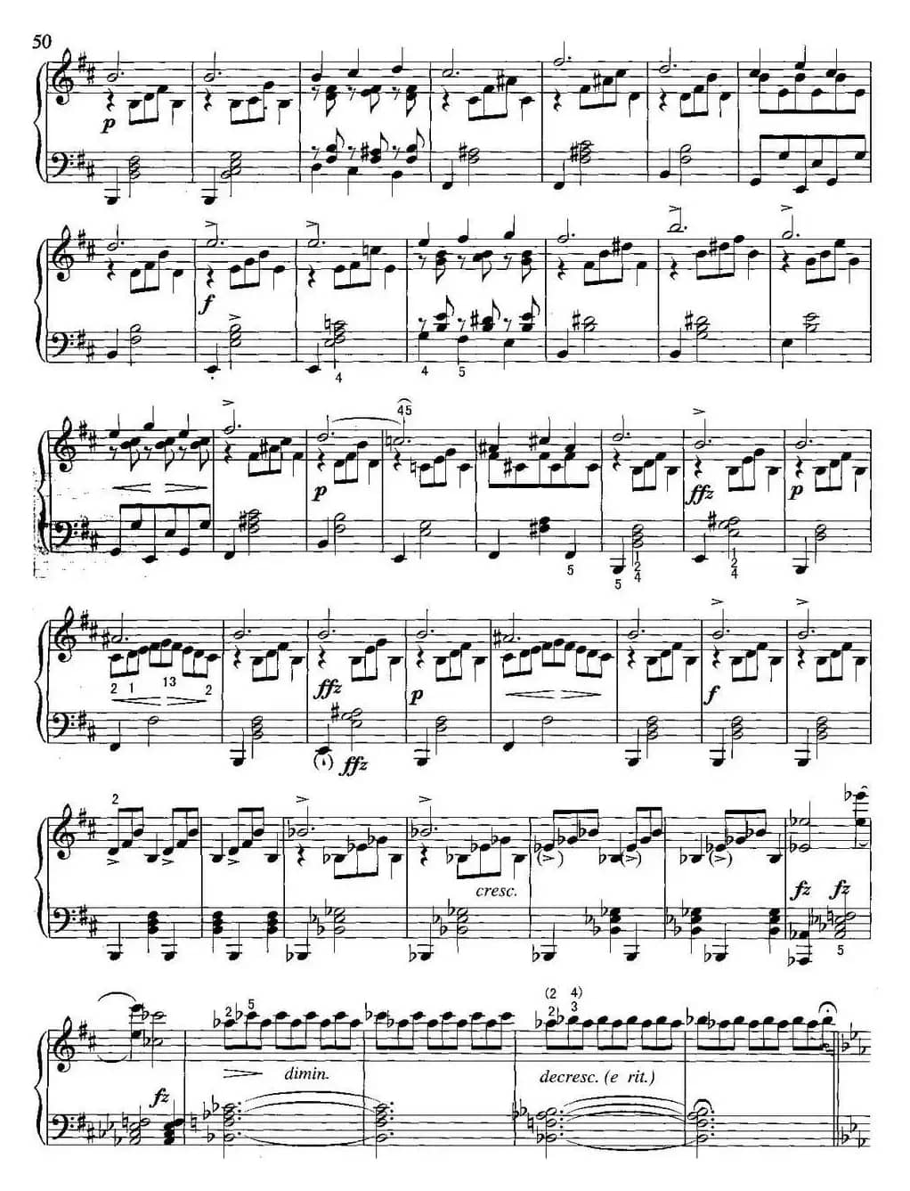 不可不弹的世界钢琴名曲：即兴曲（第2首）