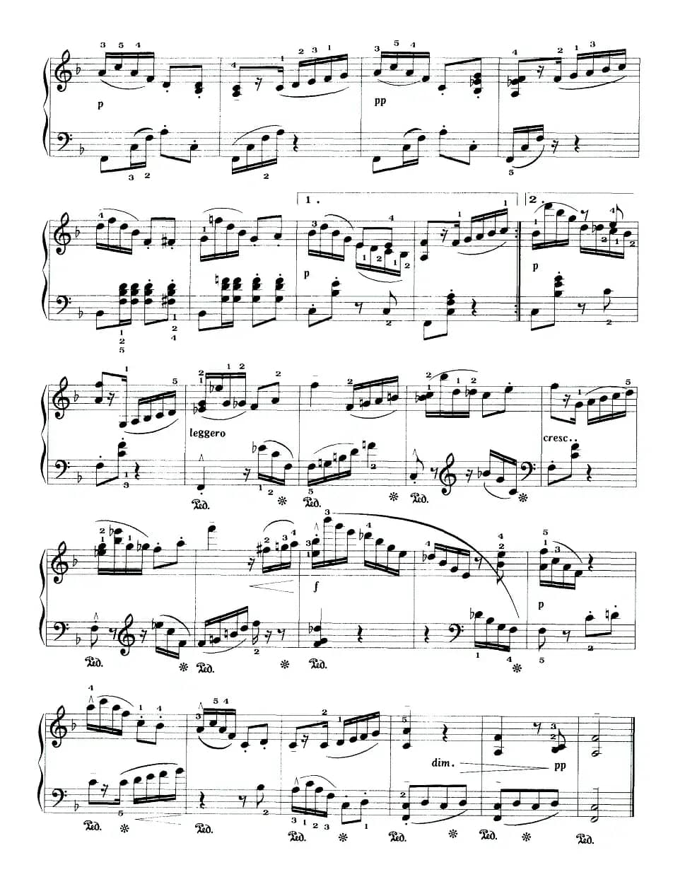 纪念册的一页（凯尔希纳作曲版）